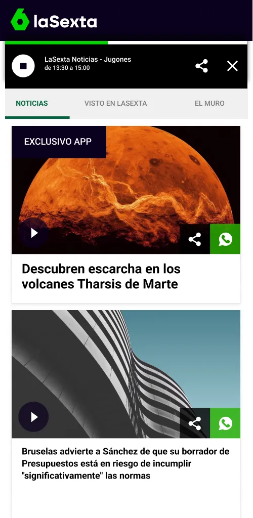 laSexta – Noticias en Directo | Indus Appstore | Screenshot