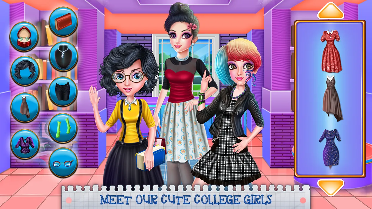 College Girl Fashion Dressup | Indus Appstore | Screenshot