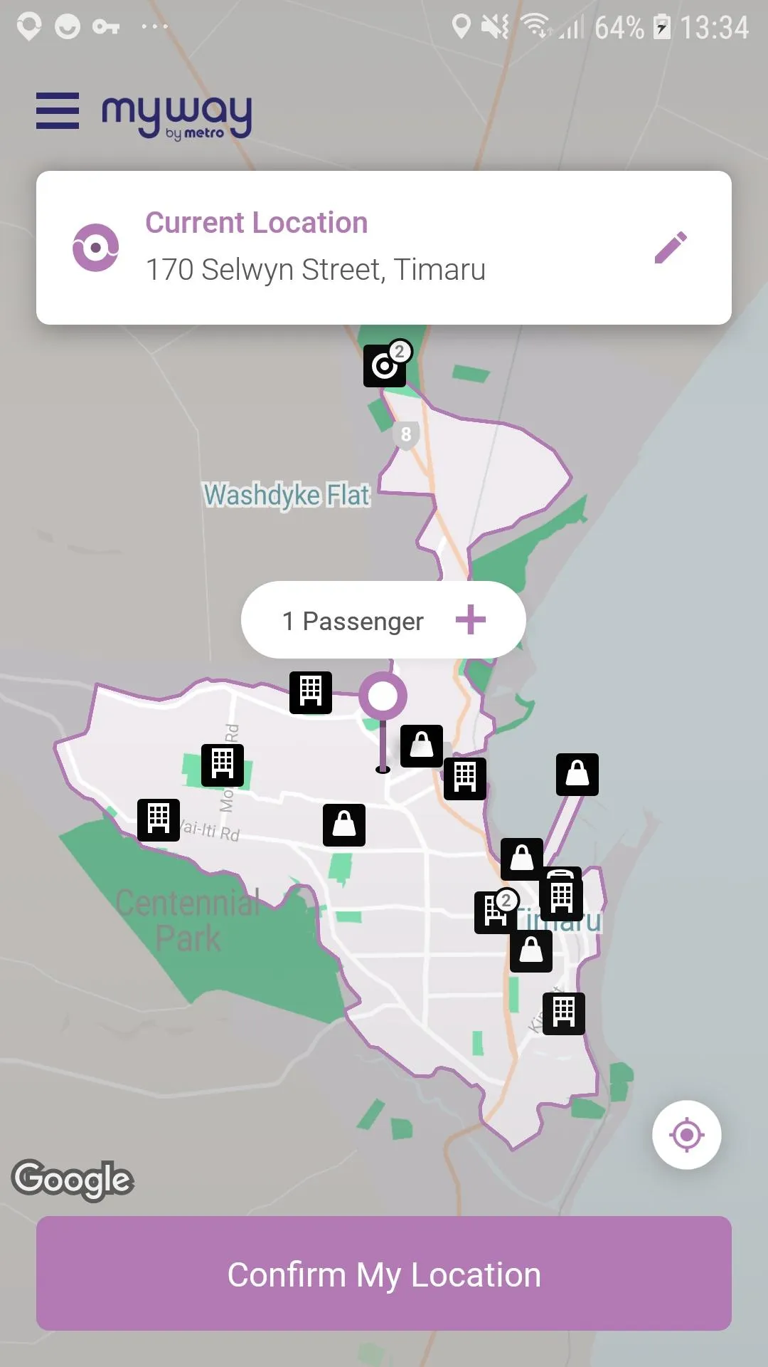 MyWay by Metro Timaru | Indus Appstore | Screenshot