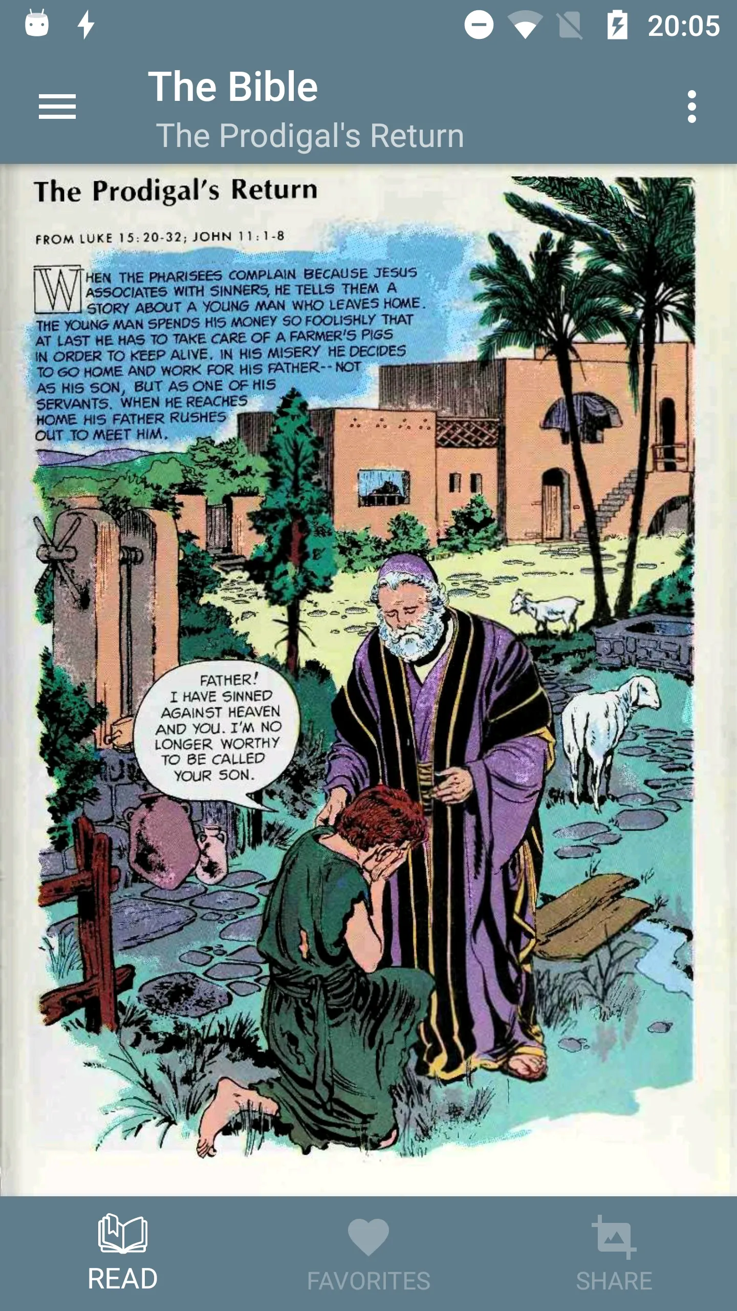 The Bible in pictures | Indus Appstore | Screenshot