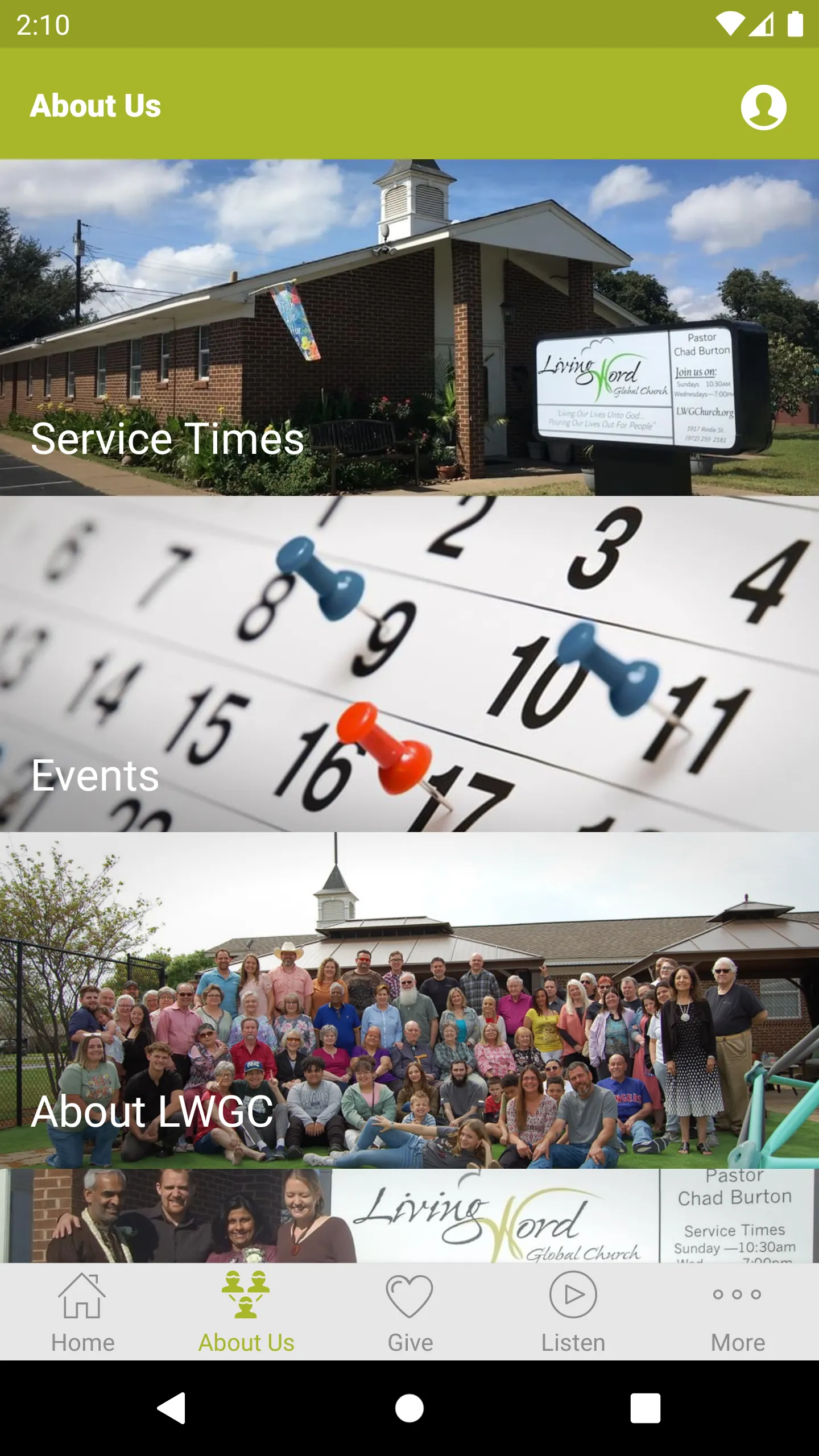 Living Word Global Church | Indus Appstore | Screenshot