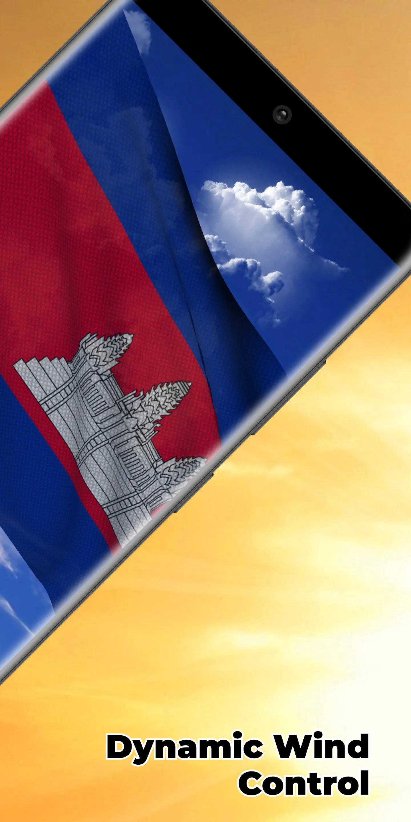 Cambodia Flag Live Wallpaper | Indus Appstore | Screenshot