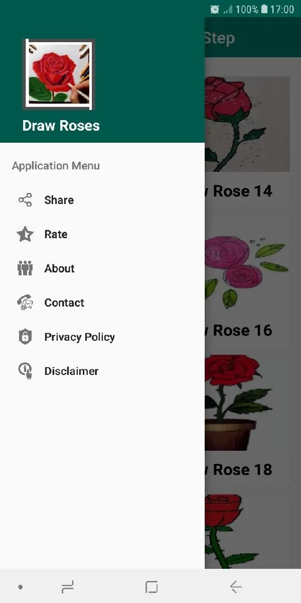 Learn to Draw Roses Flower | Indus Appstore | Screenshot