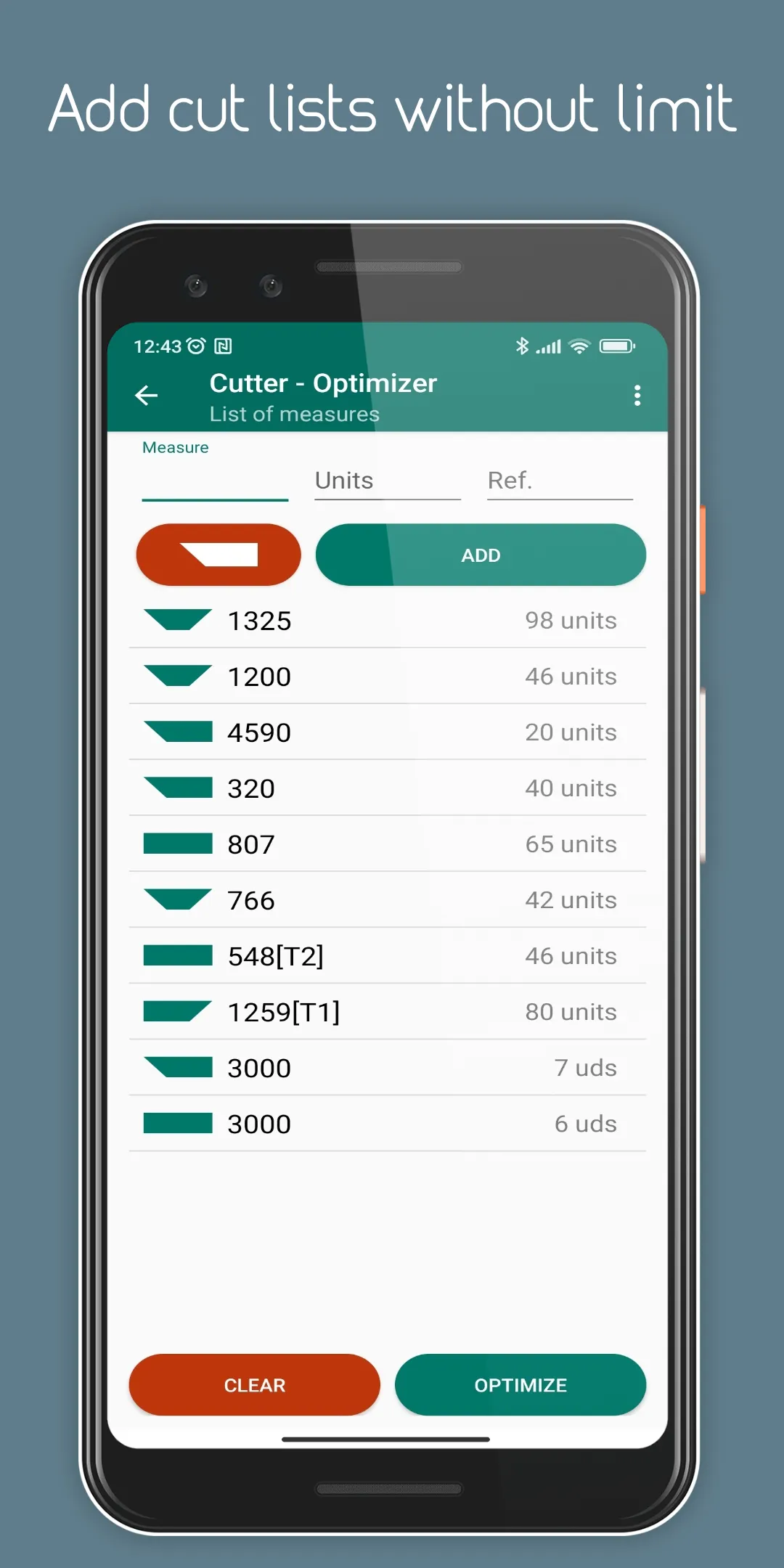 Cutter - Cutting optimizer | Indus Appstore | Screenshot