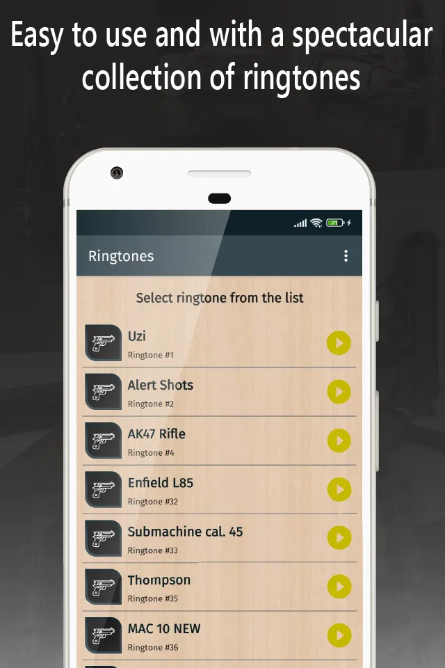 gun ringtones for phone | Indus Appstore | Screenshot