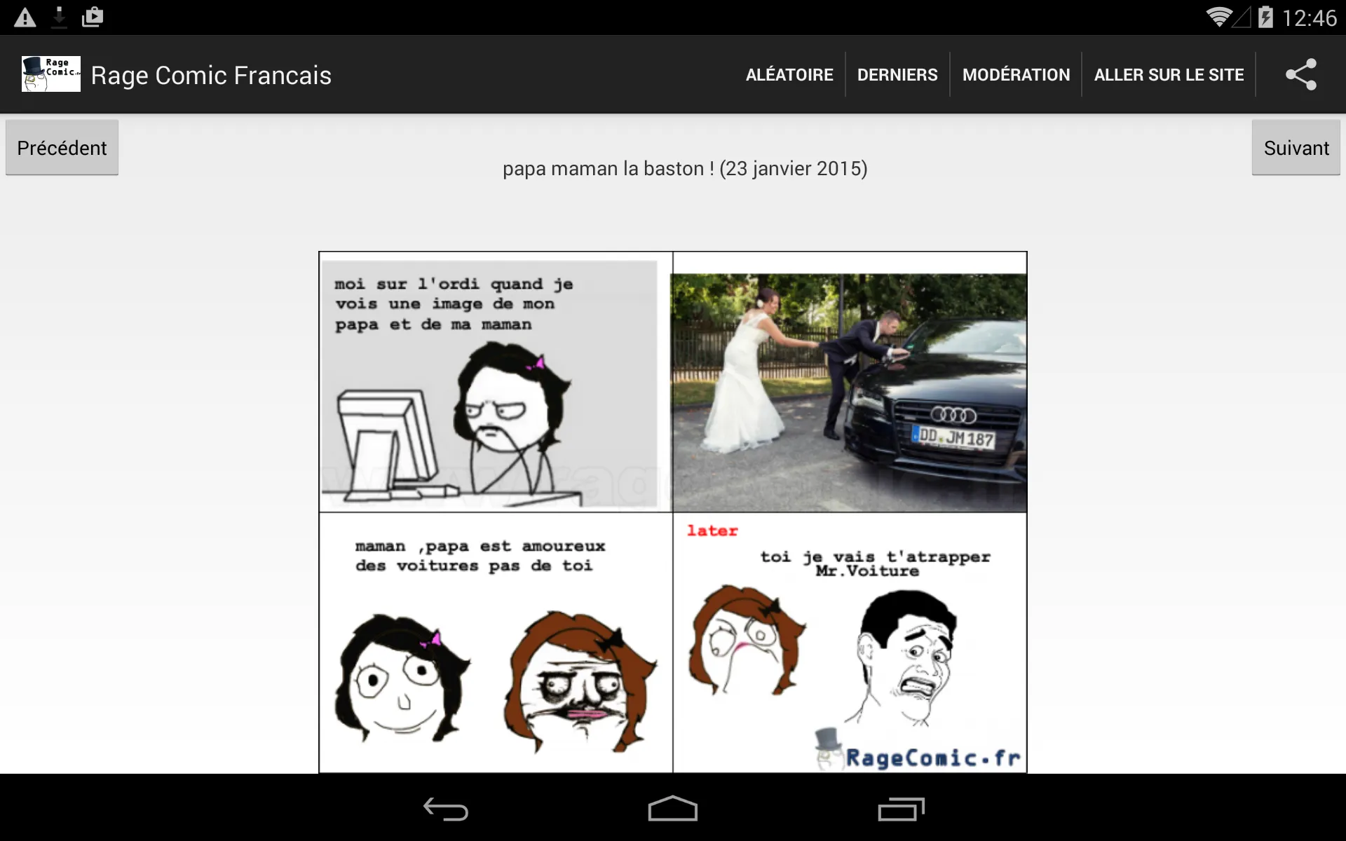 Rage Comic Francais Troll Face | Indus Appstore | Screenshot