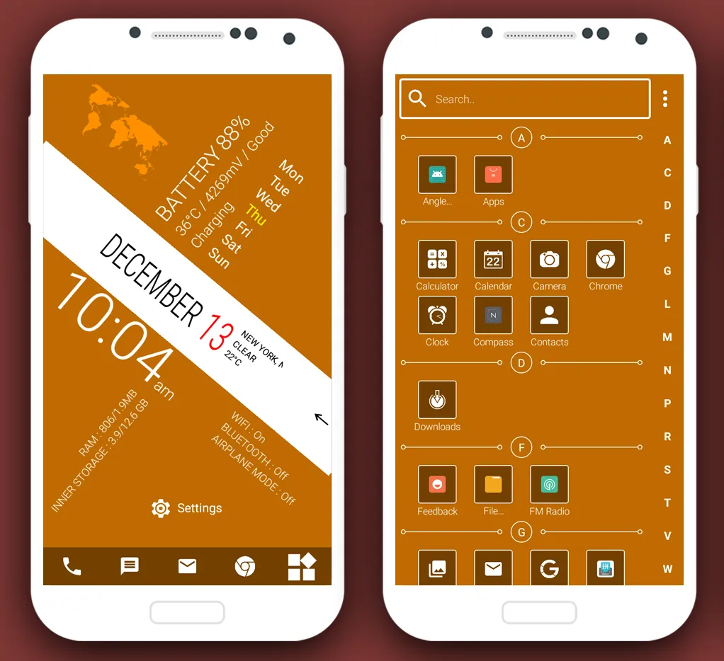 Angle Launcher 2 - App lock | Indus Appstore | Screenshot