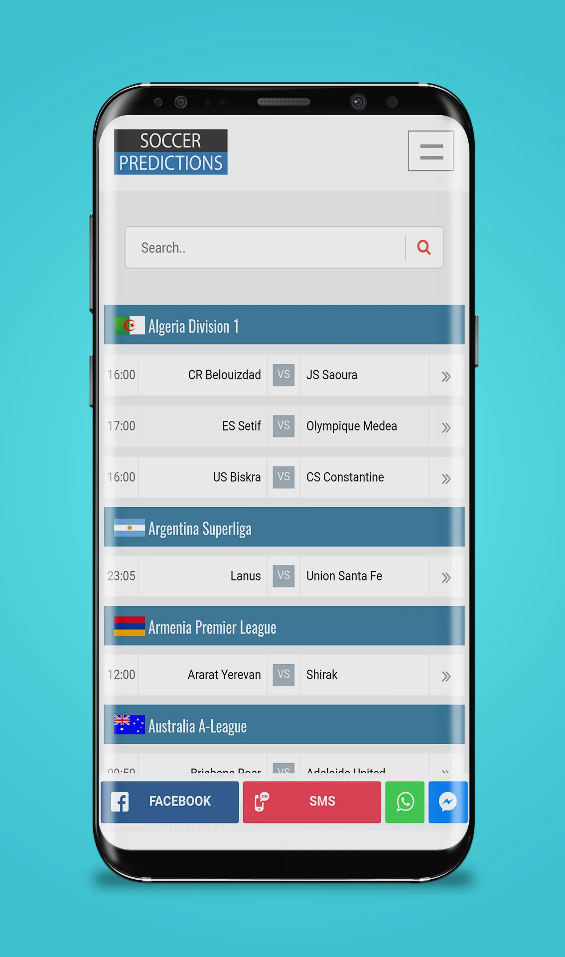 Soccer Predictions | Indus Appstore | Screenshot