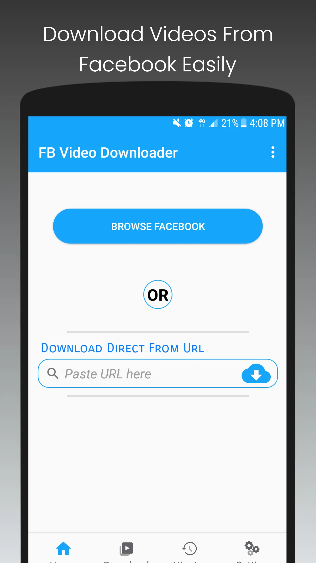 Video Downloader For Facebook | Indus Appstore | Screenshot