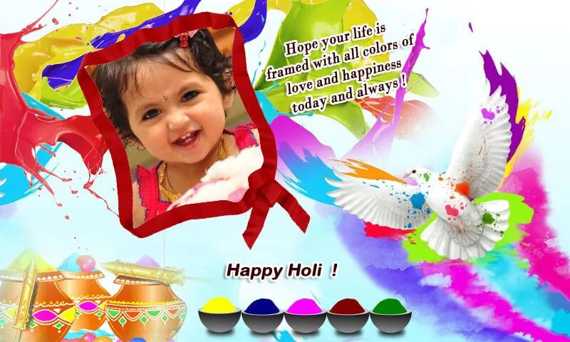 Happy Holi Frames | Indus Appstore | Screenshot