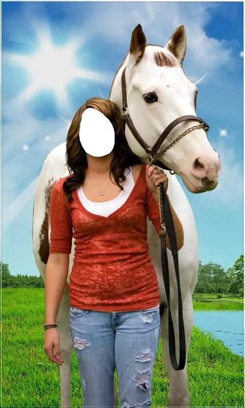 Girl Horse Photo Suit | Indus Appstore | Screenshot