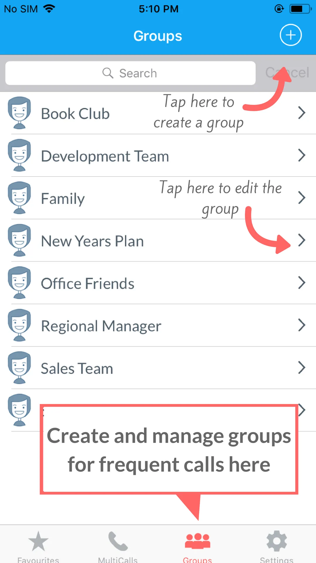 MultiCall – Group Calling App | Indus Appstore | Screenshot