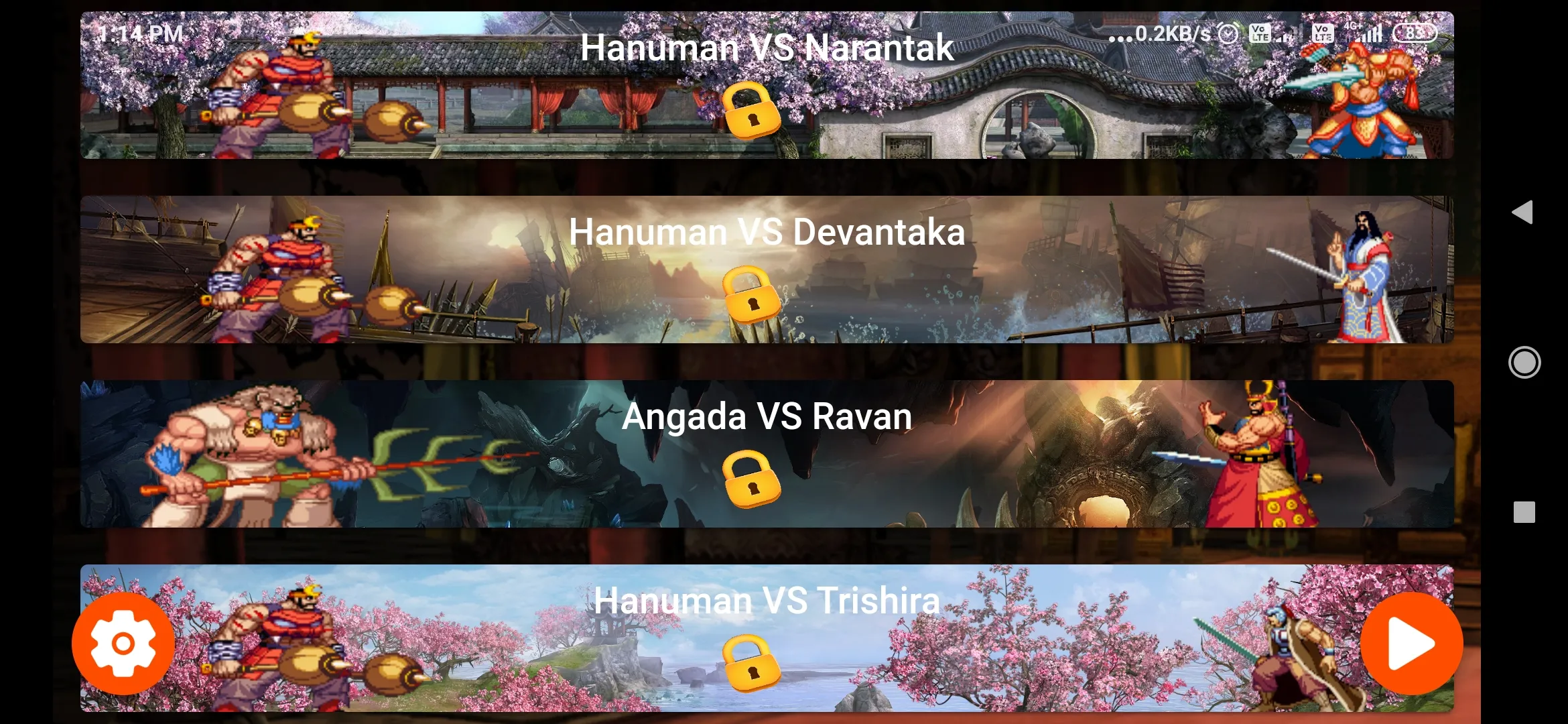 Hanuman Ji Game with Ramayana | Indus Appstore | Screenshot