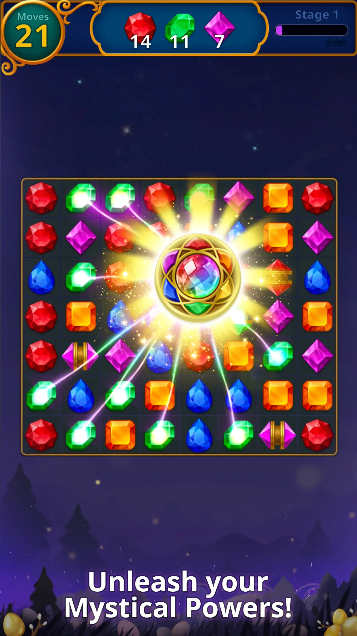 Jewels Magic: Mystery Match3 | Indus Appstore | Screenshot