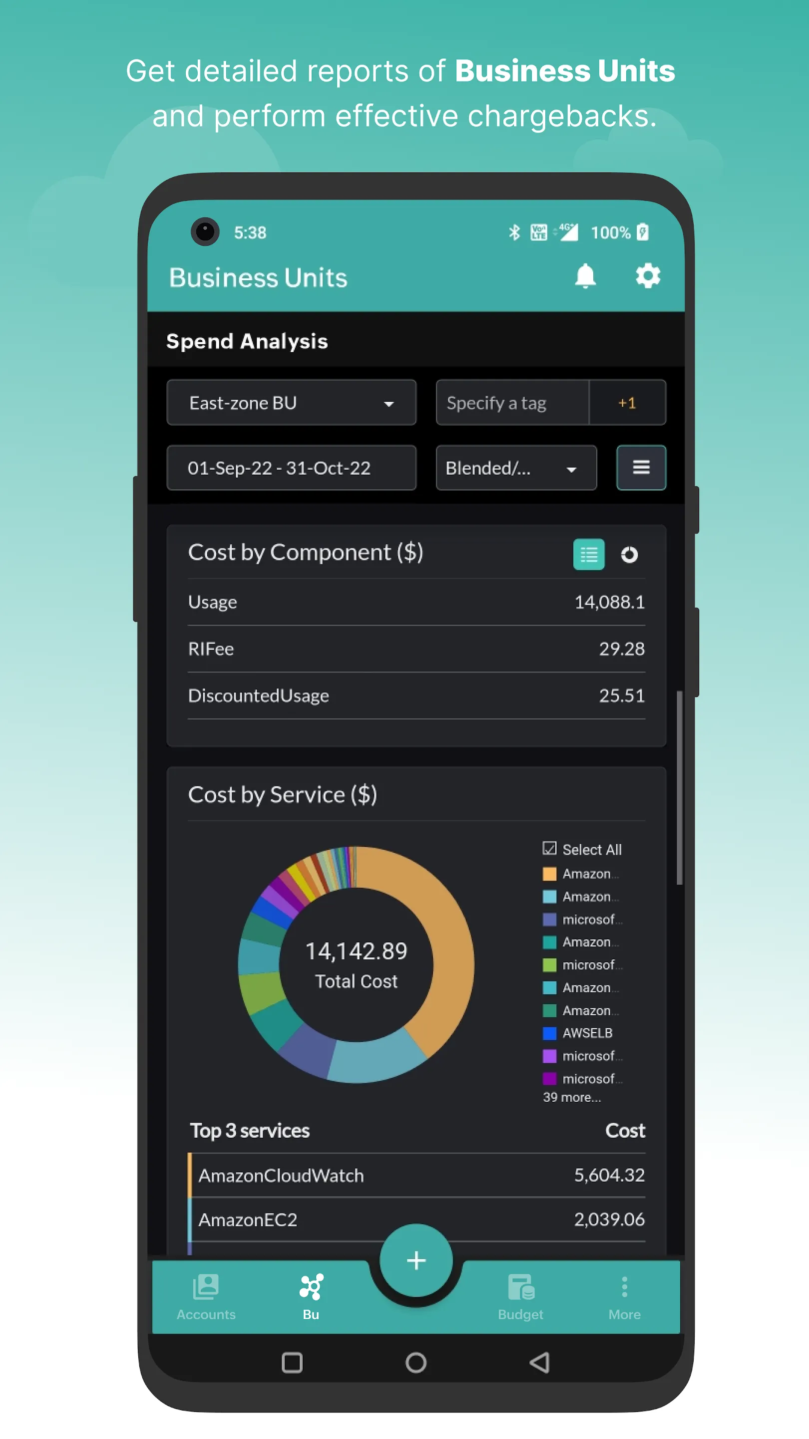 CloudSpend | Indus Appstore | Screenshot