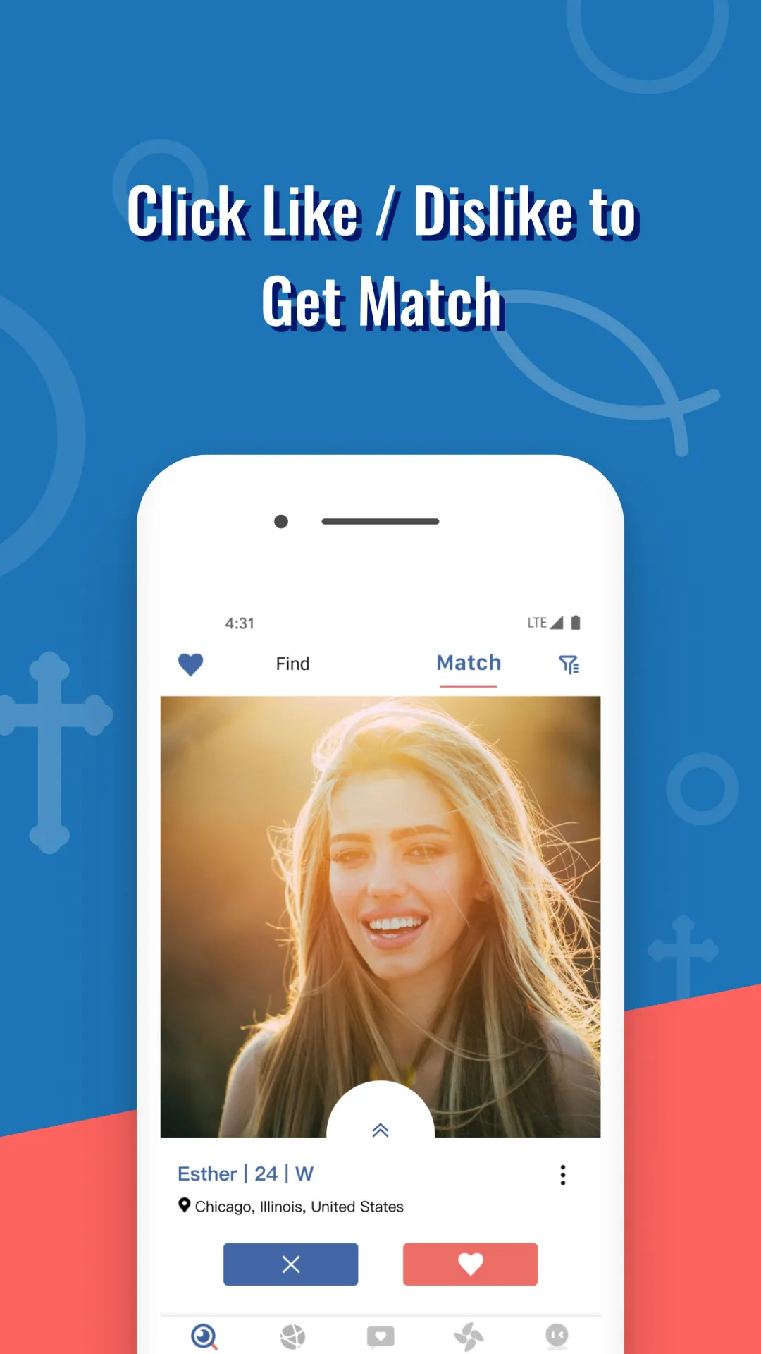 Christian Dating: Singles Meet | Indus Appstore | Screenshot