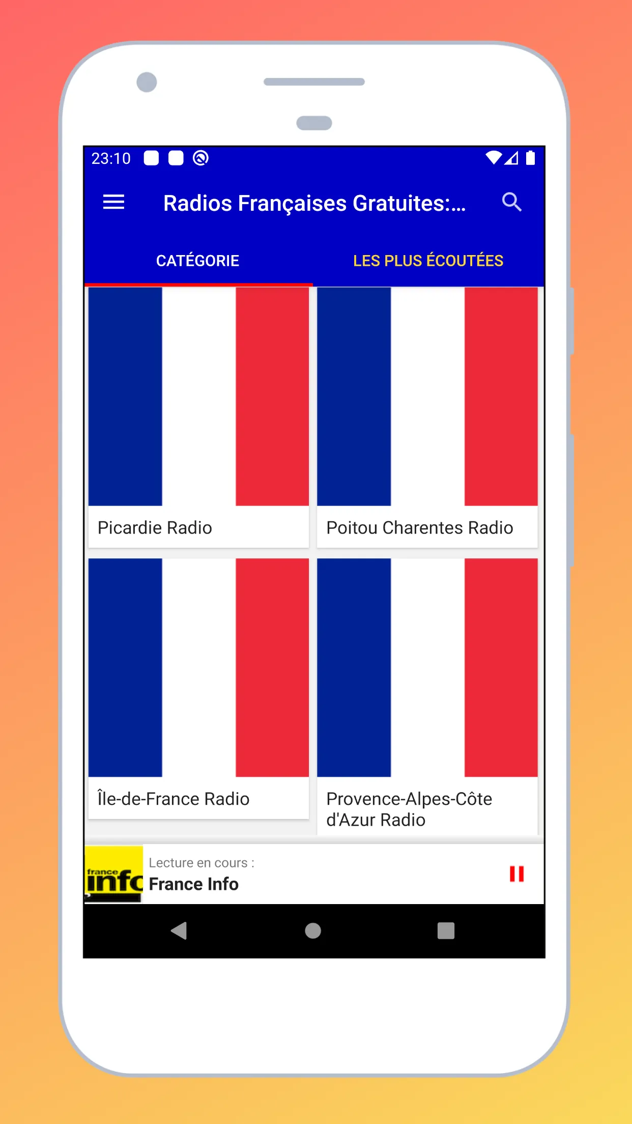 Radios France: Radio France FM | Indus Appstore | Screenshot