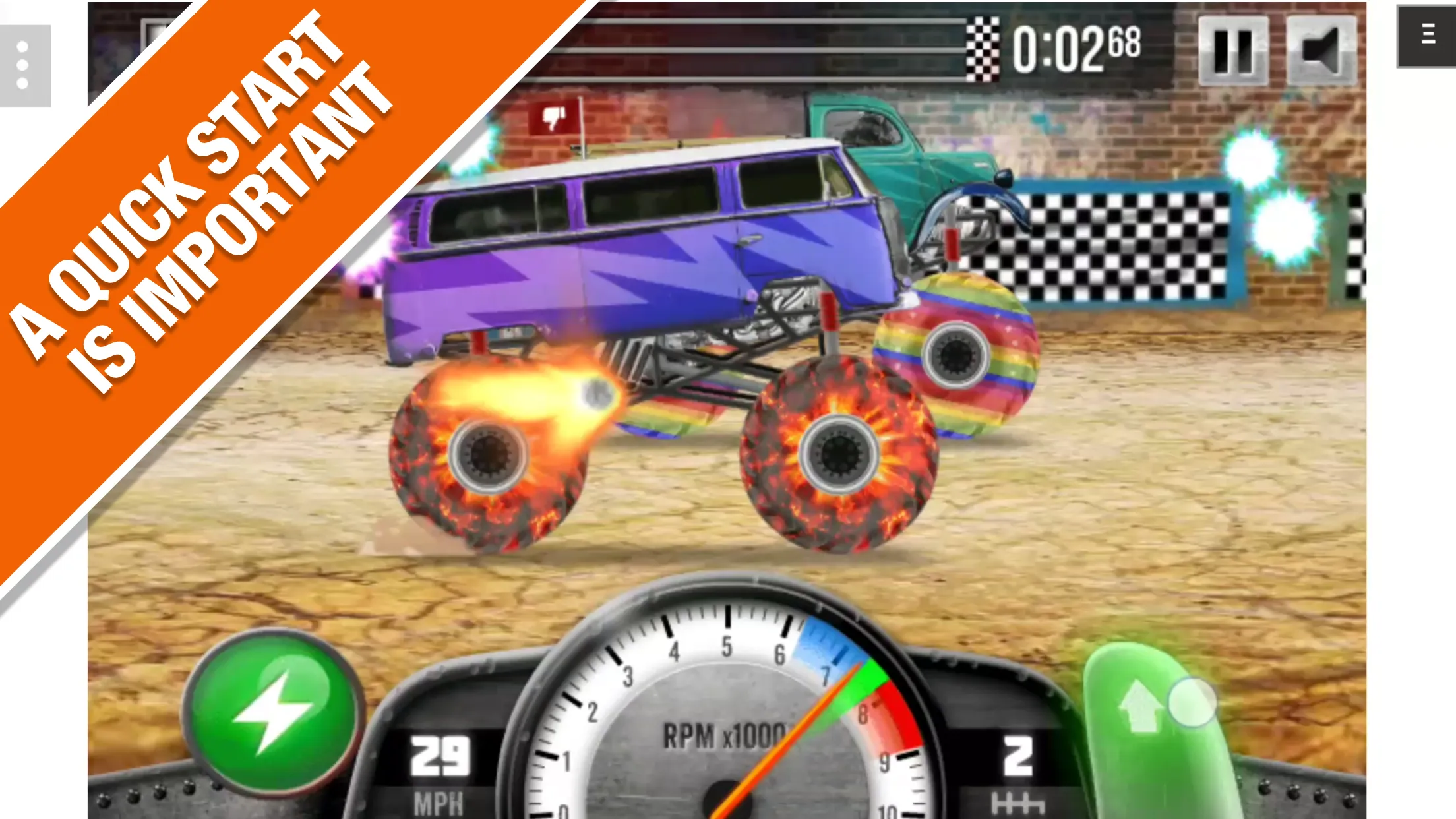 Racing Monster Trucks | Indus Appstore | Screenshot