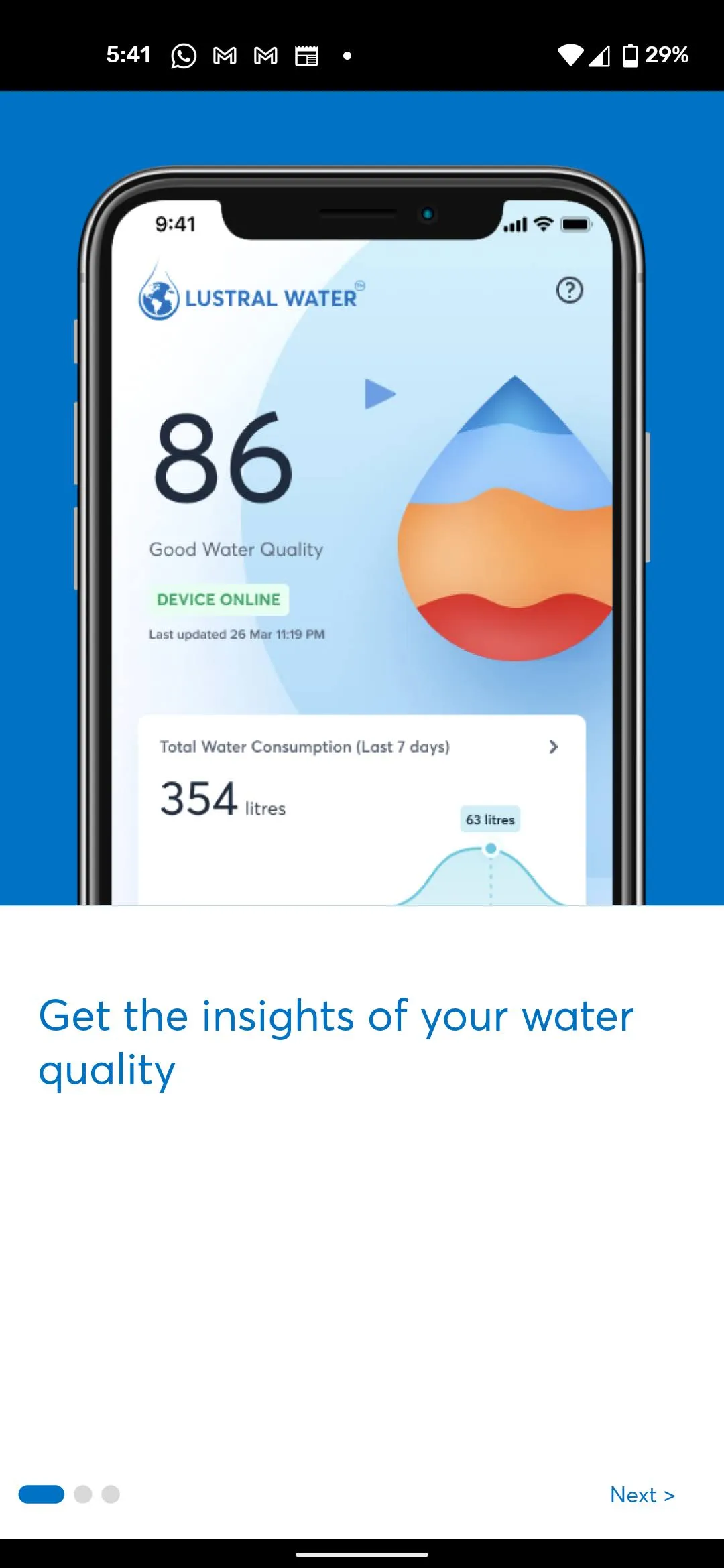 Lustral Water: RO Water App | Indus Appstore | Screenshot