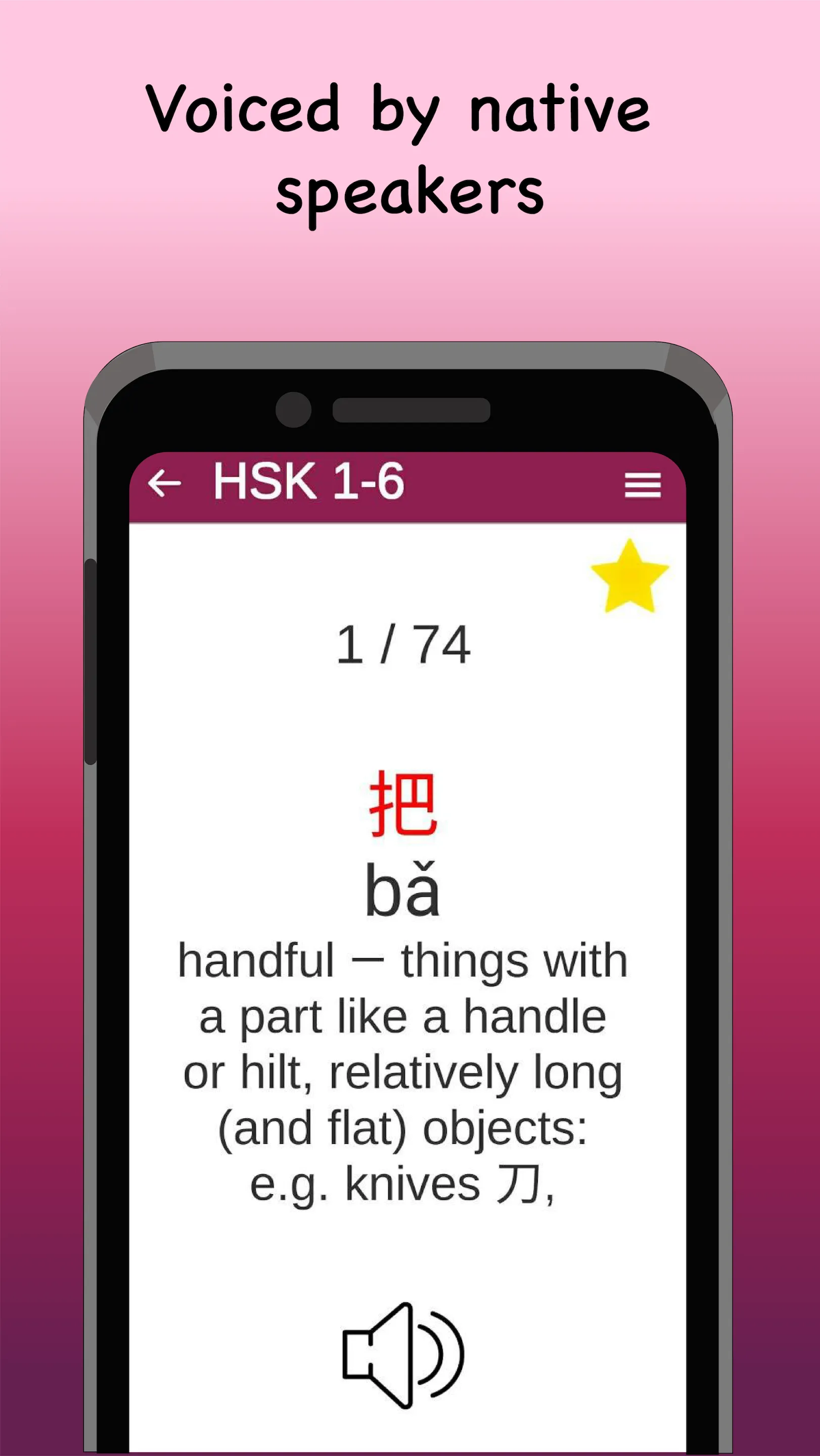 Chines Vocabulary HSK 1-6 | Indus Appstore | Screenshot