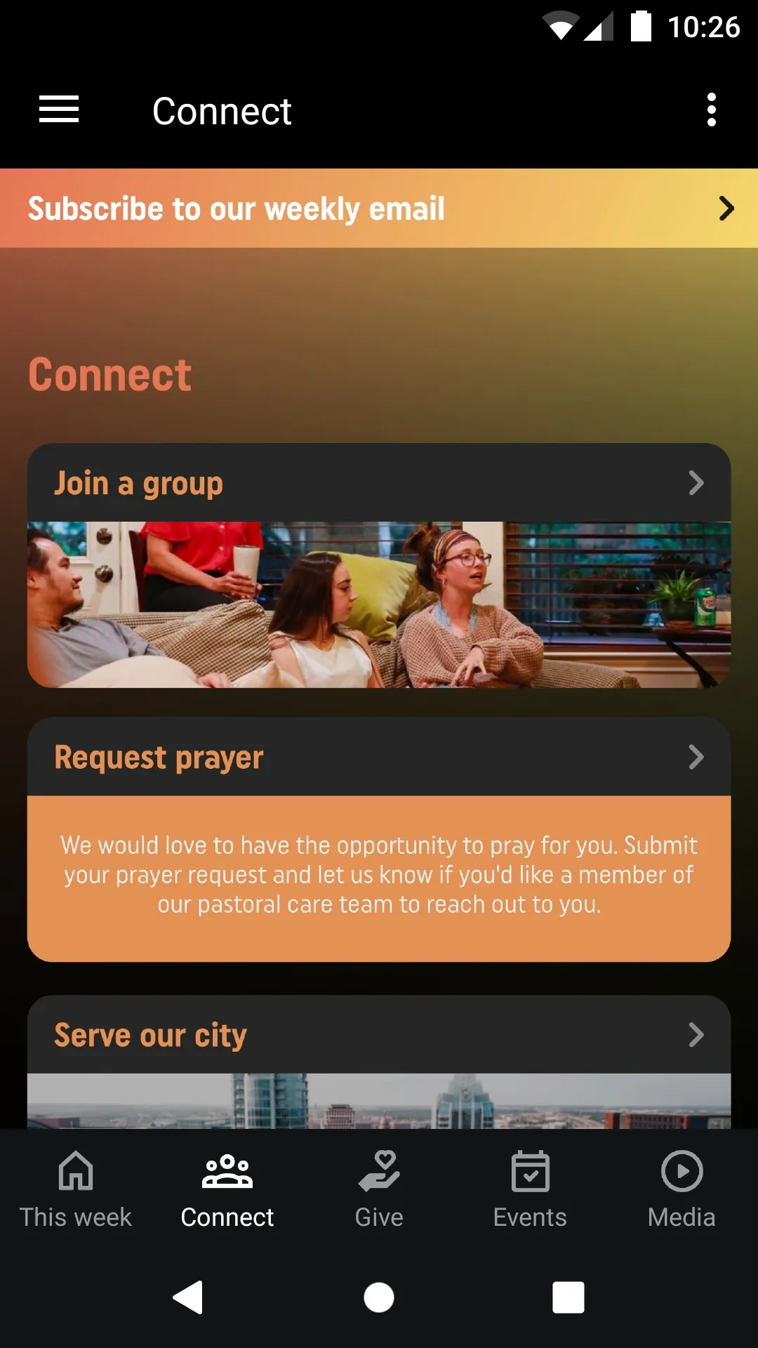 Austin Oaks Church | Indus Appstore | Screenshot