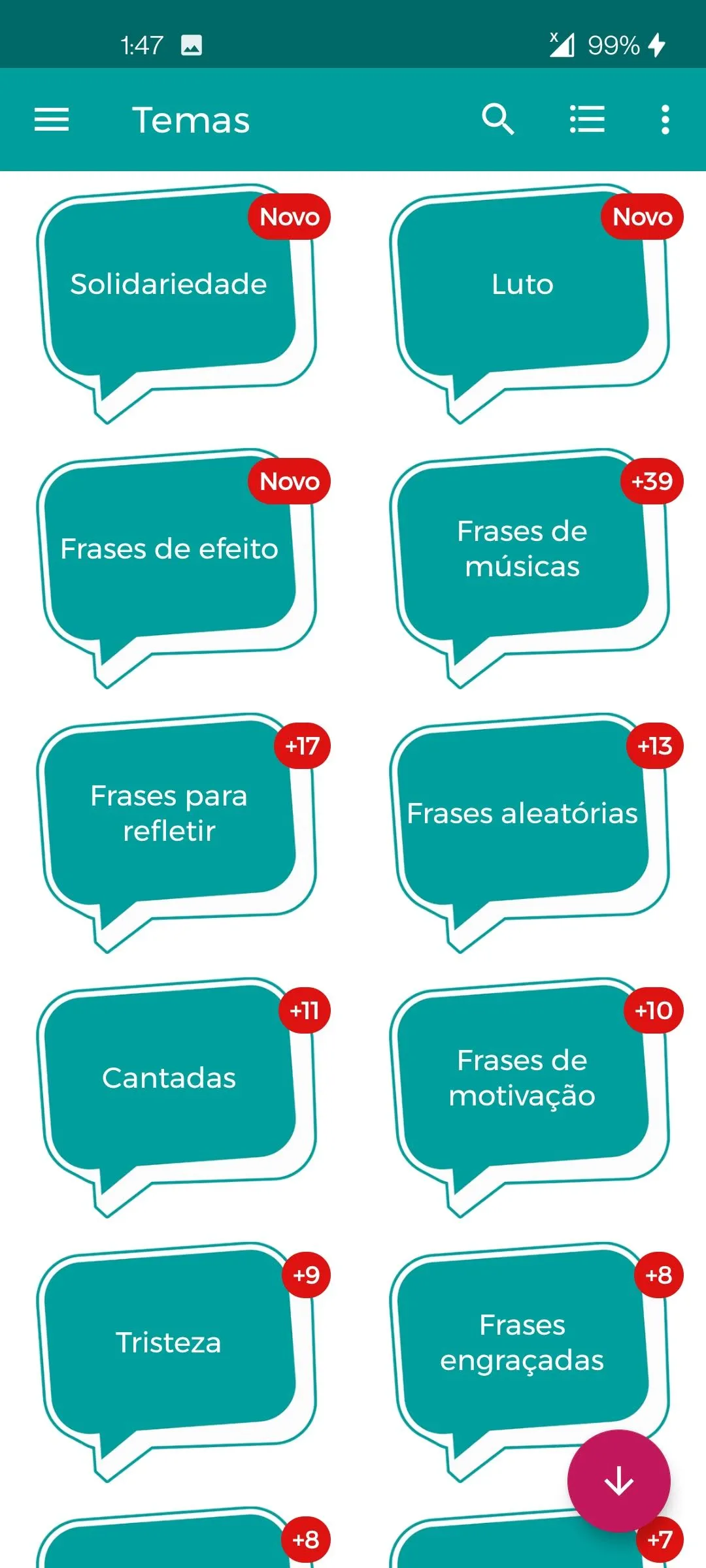 Puxa Assunto - Frases e status | Indus Appstore | Screenshot