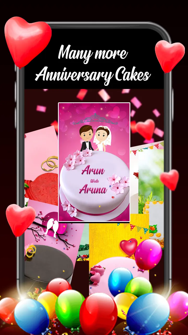 Name On Anniversary Cake | Indus Appstore | Screenshot