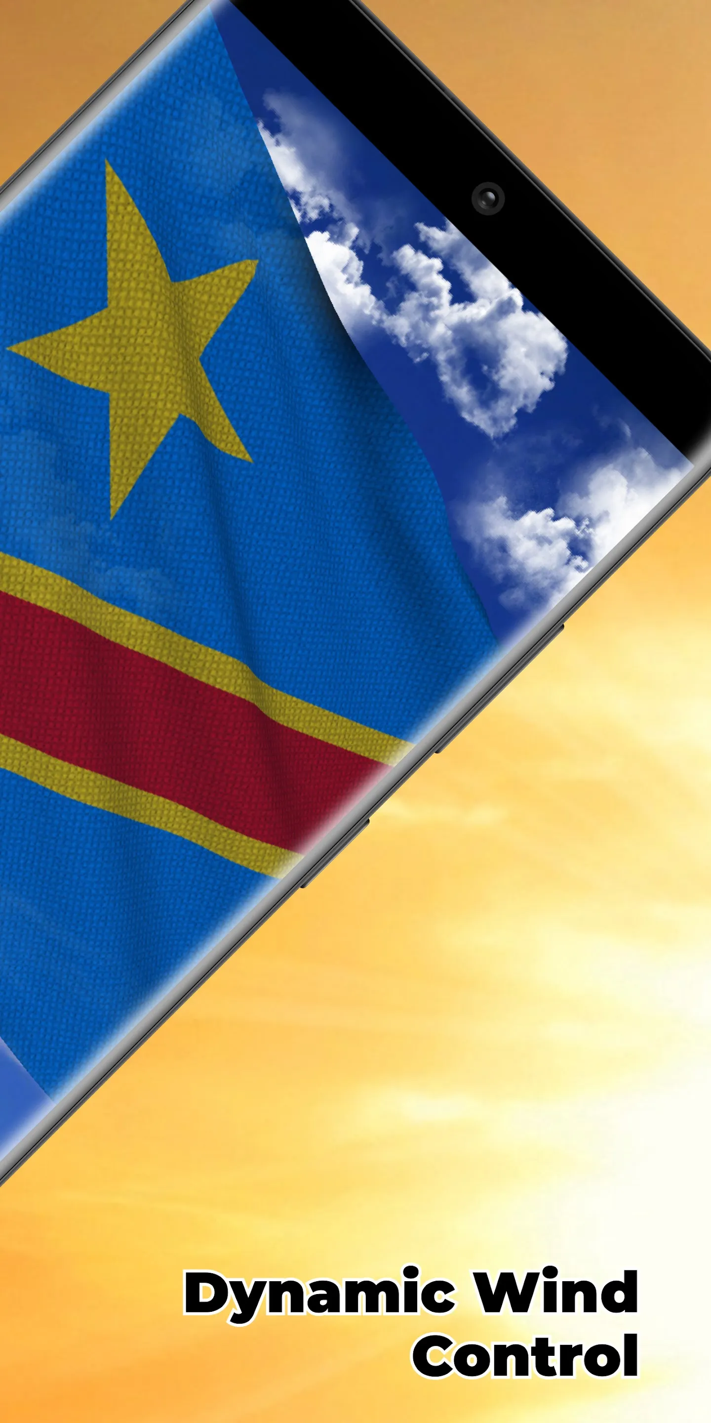 DR Congo Flag Live Wallpaper | Indus Appstore | Screenshot