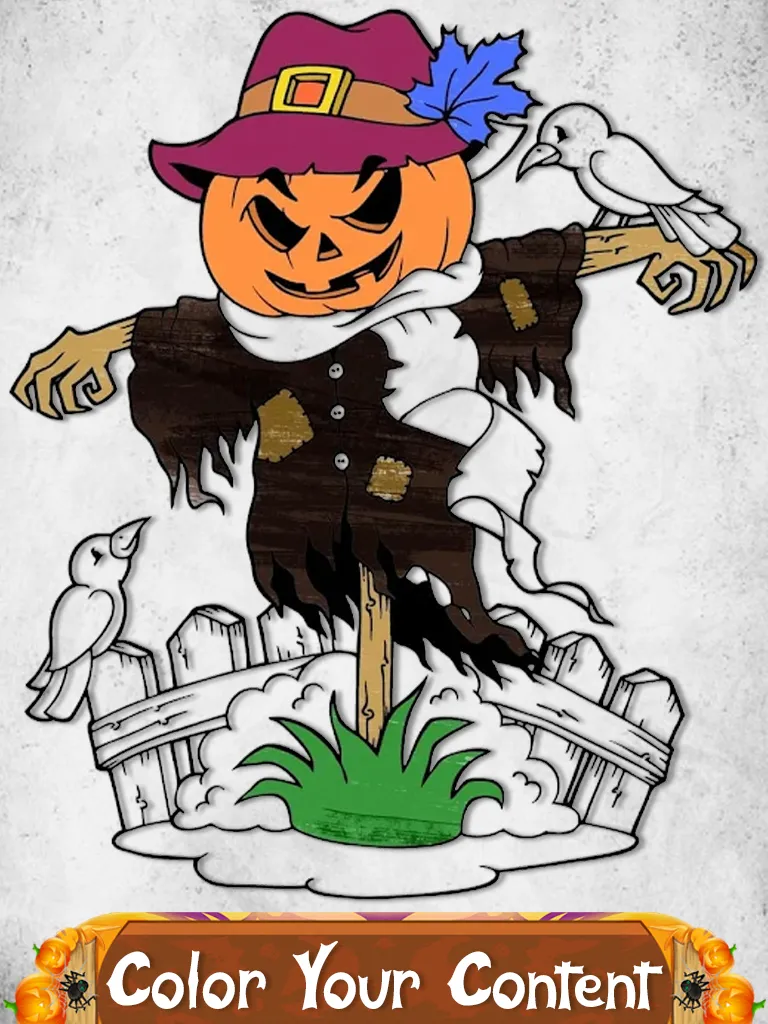 Halloween Coloring Page Games | Indus Appstore | Screenshot