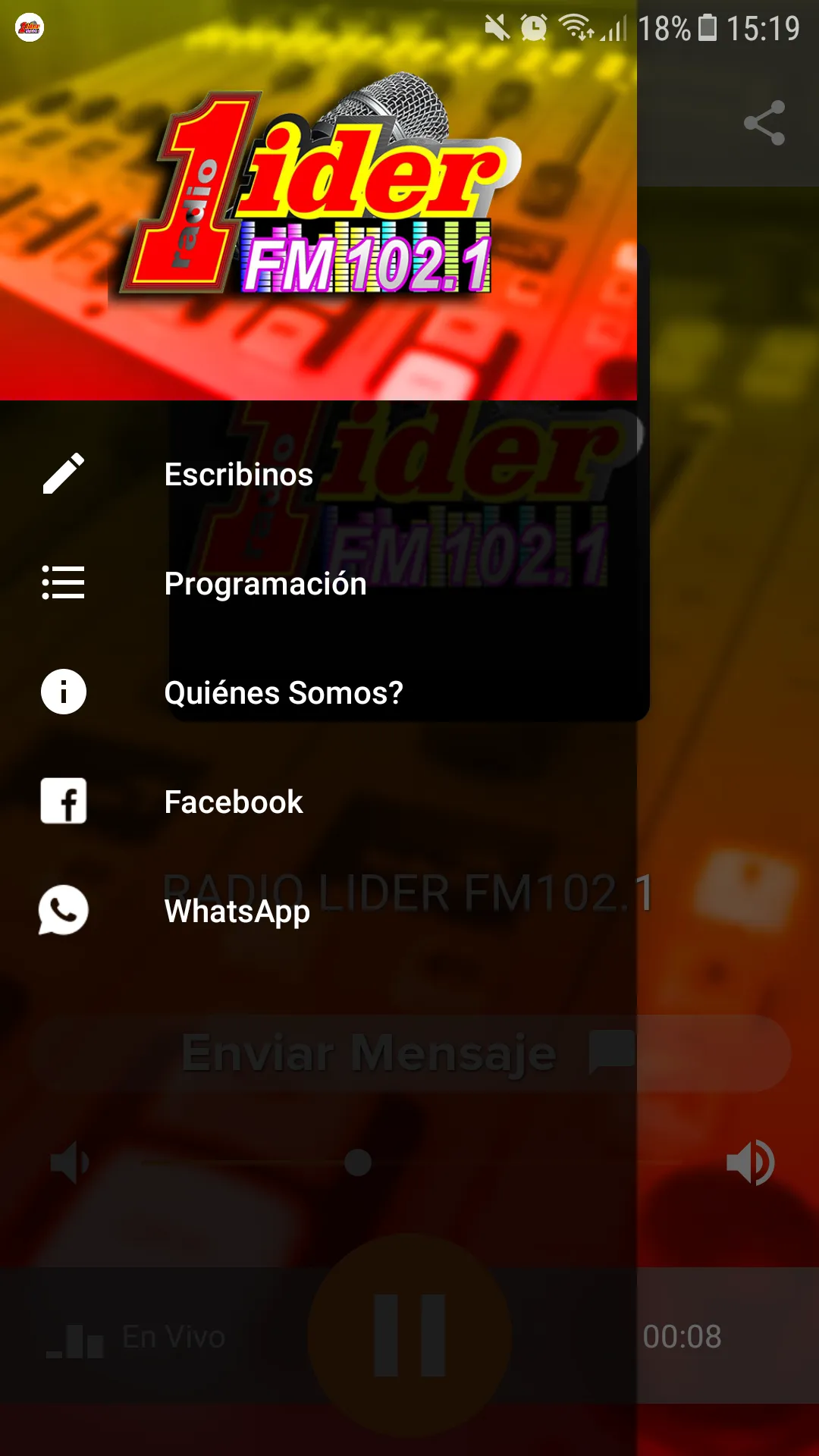 Radio Lider 102.1 | Indus Appstore | Screenshot