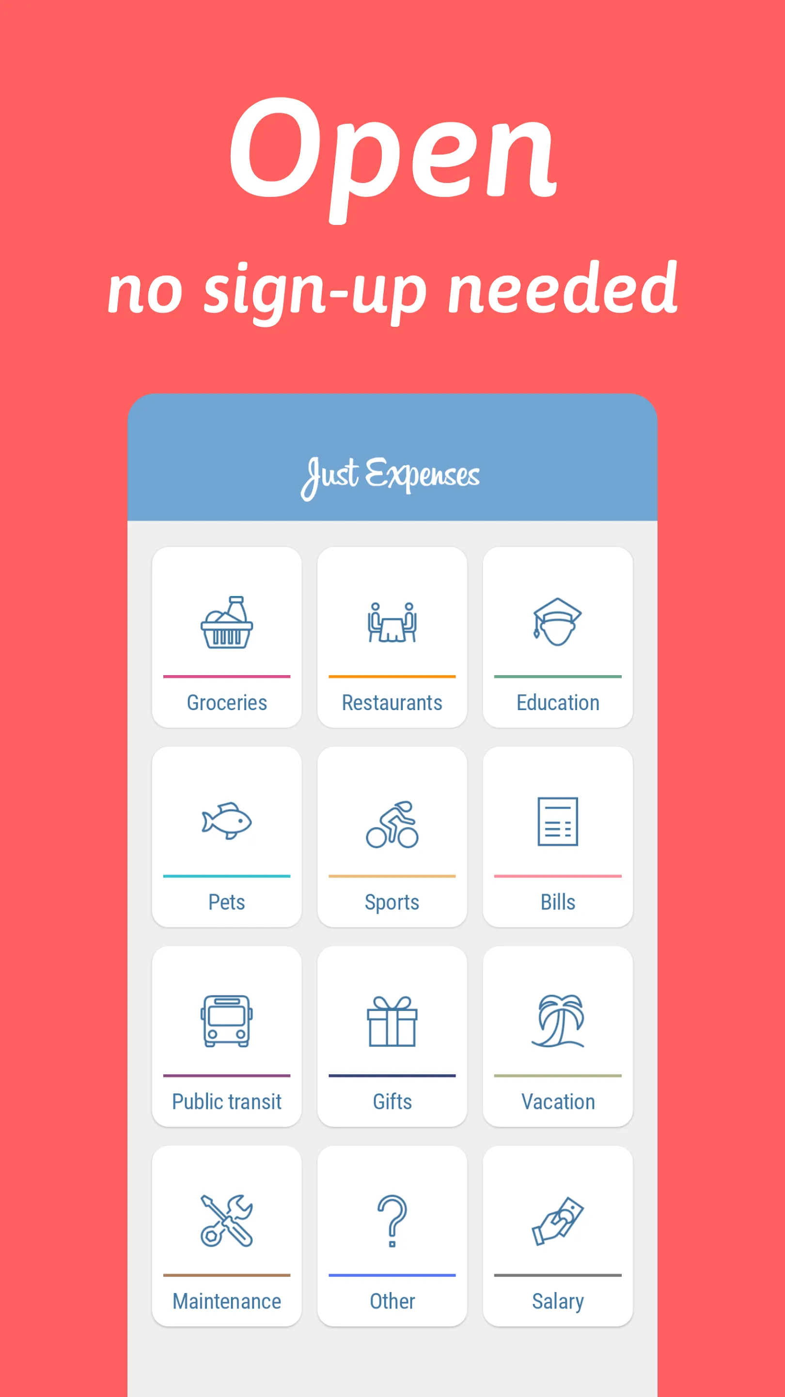 Just Expenses™ Money Manager | Indus Appstore | Screenshot