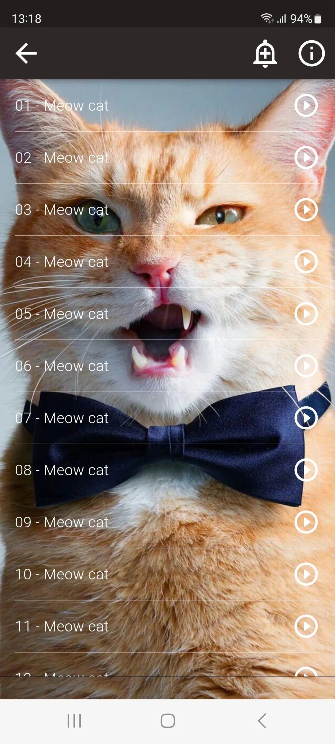 Cats sounds | Indus Appstore | Screenshot