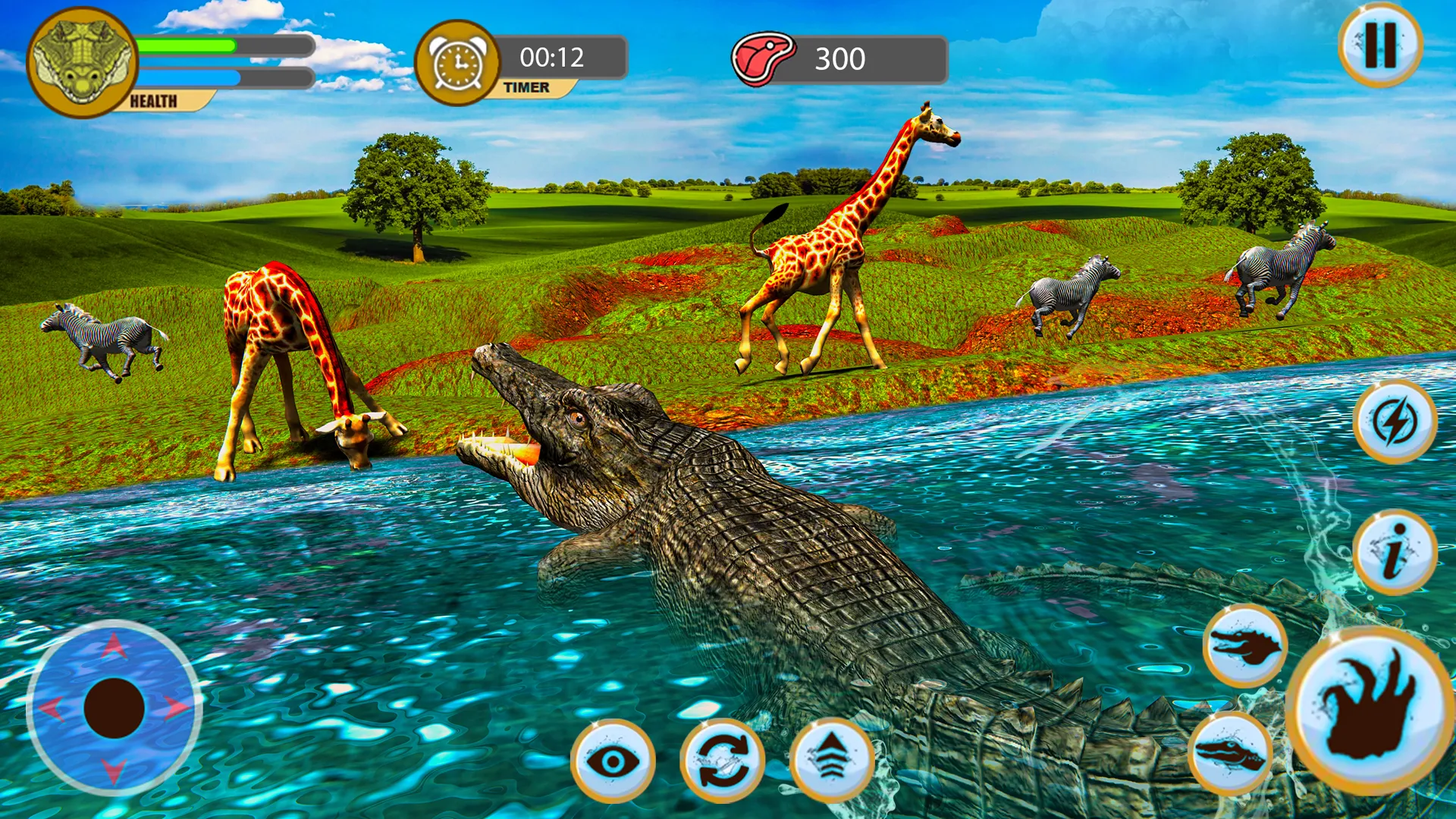 Wild Crocodile Game Simulator | Indus Appstore | Screenshot