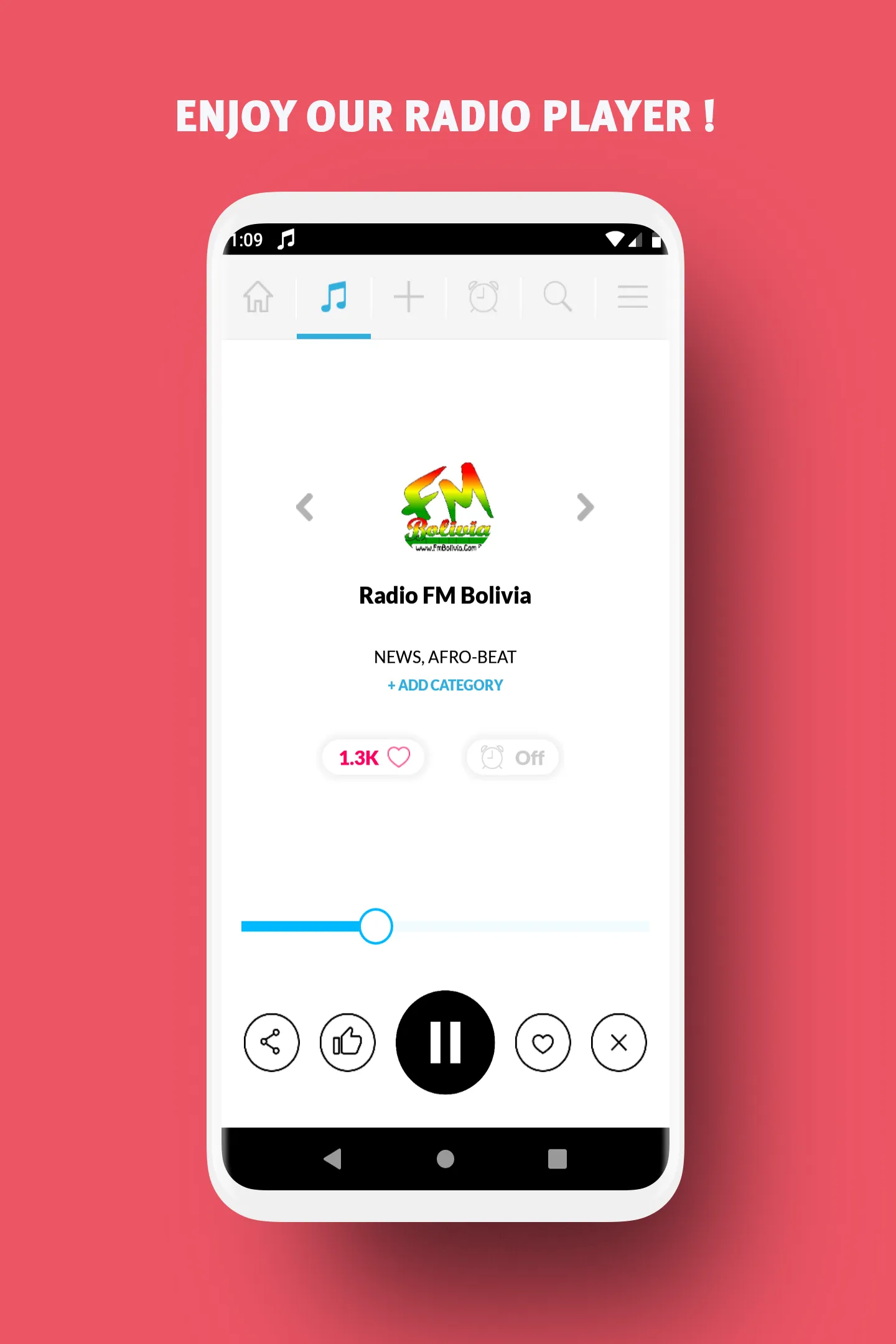 Radio Bolivia - Radio FM | Indus Appstore | Screenshot