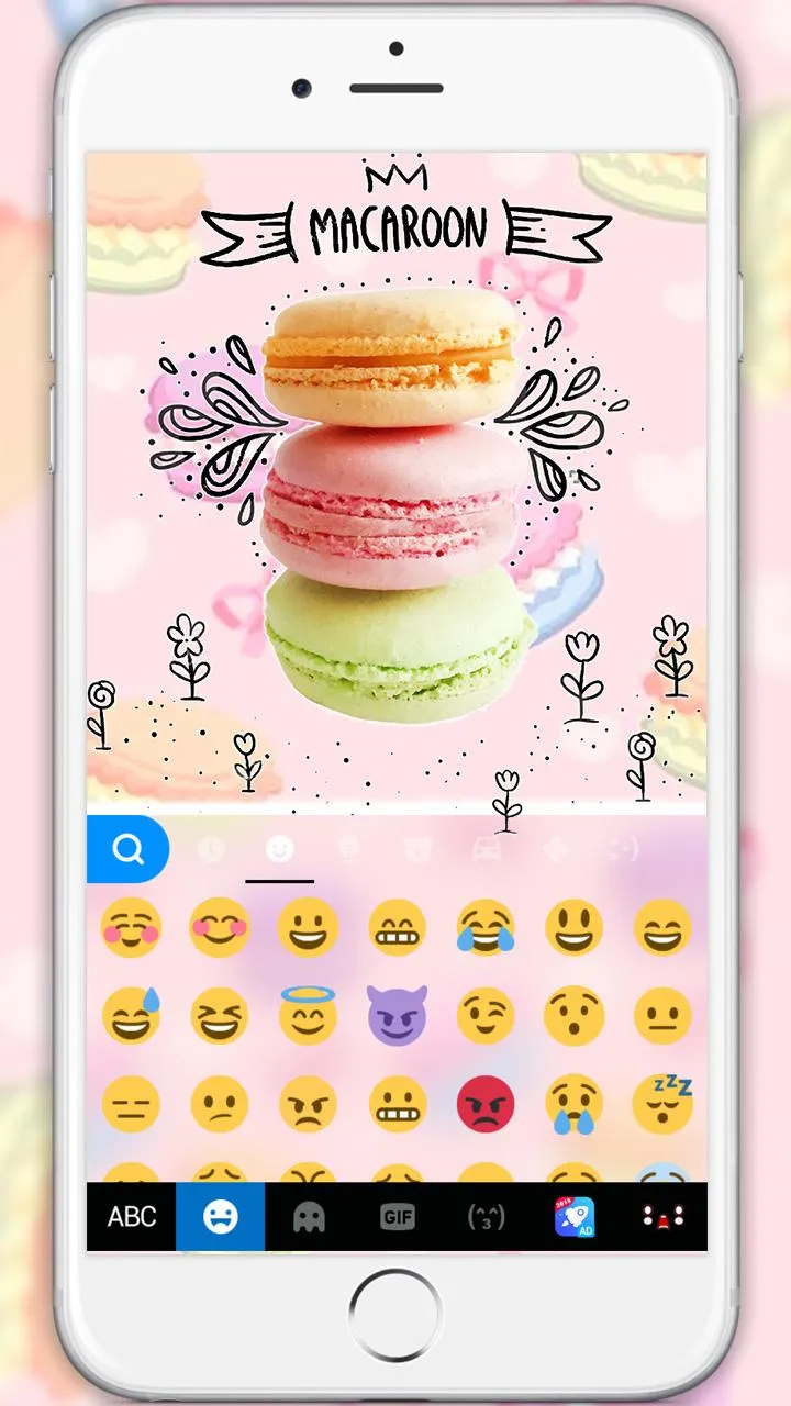 Colorful Macaroons Theme | Indus Appstore | Screenshot