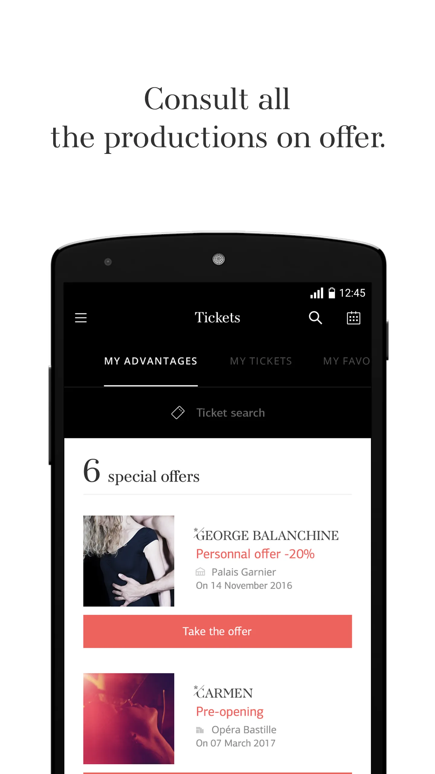 Opéra national de Paris | Indus Appstore | Screenshot