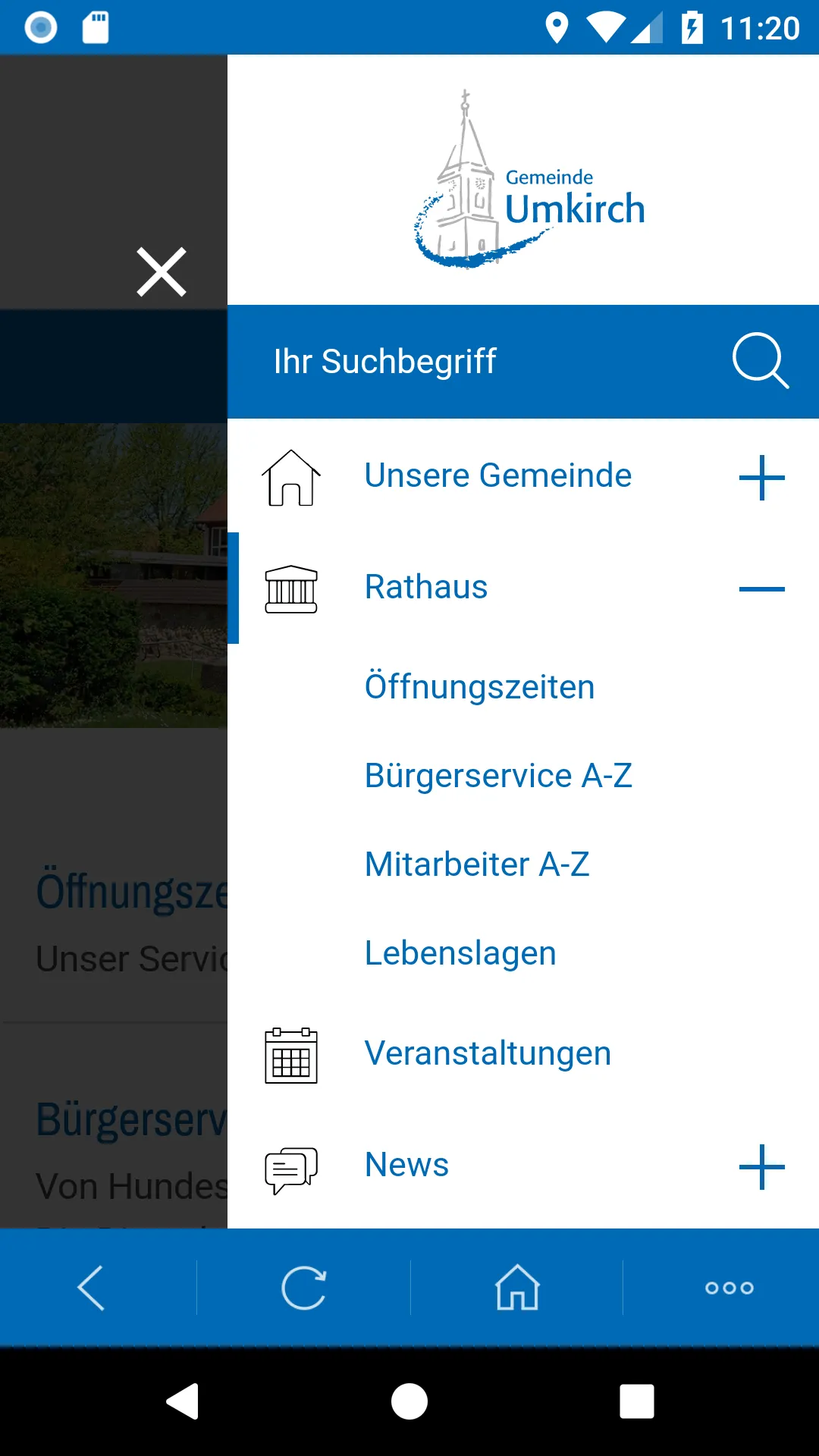 Umkirch Für Unterwegs | Indus Appstore | Screenshot