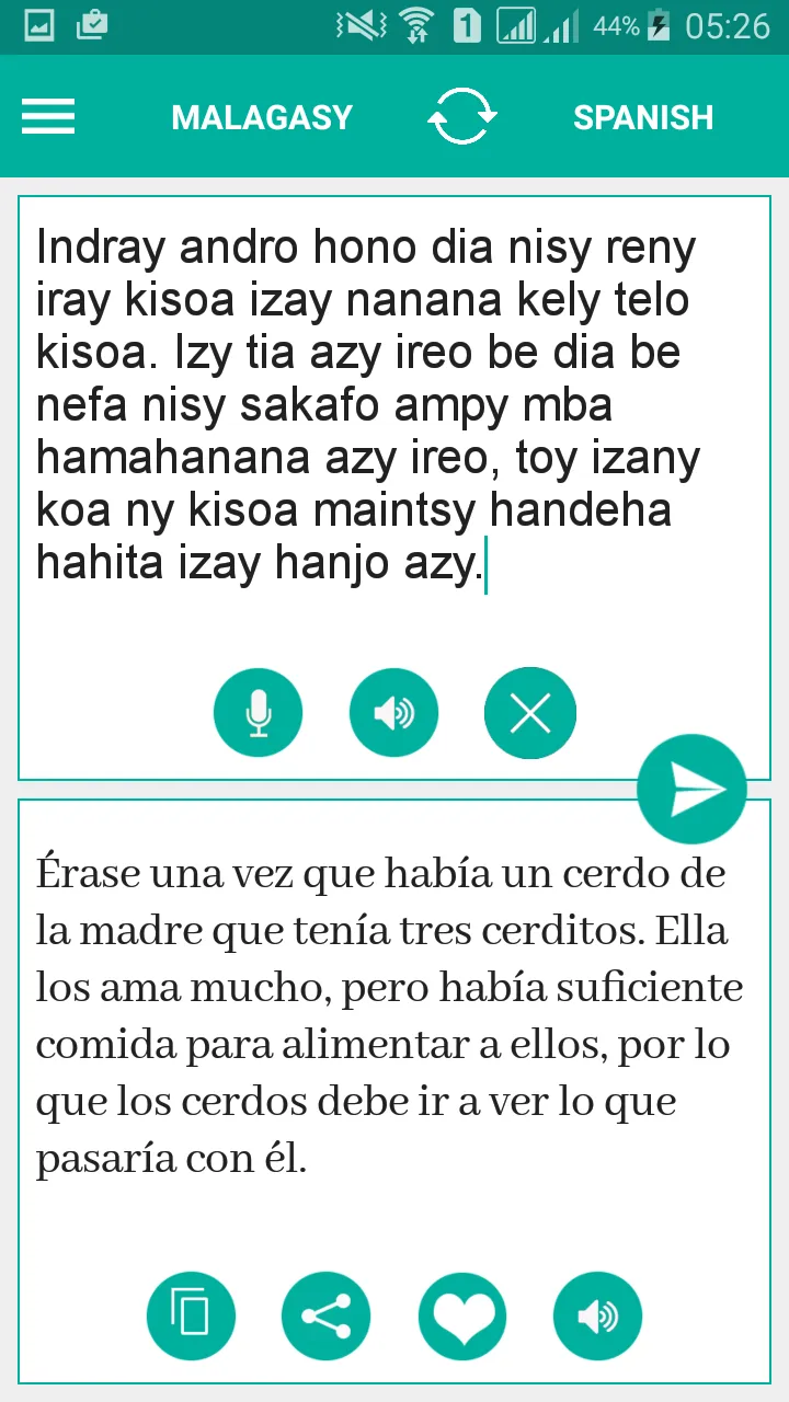 Malagasy Spanish Translator | Indus Appstore | Screenshot