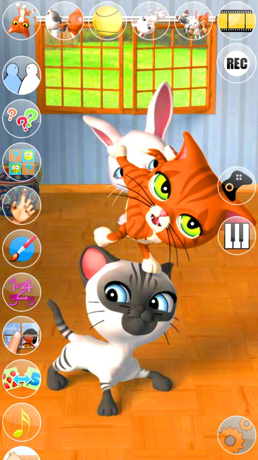 Talking 3 Friends Cats & Bunny | Indus Appstore | Screenshot