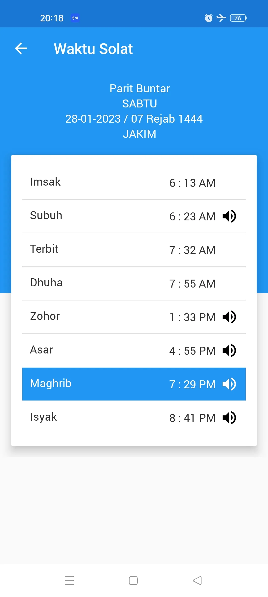 Waktu Solat Malaysia | Indus Appstore | Screenshot