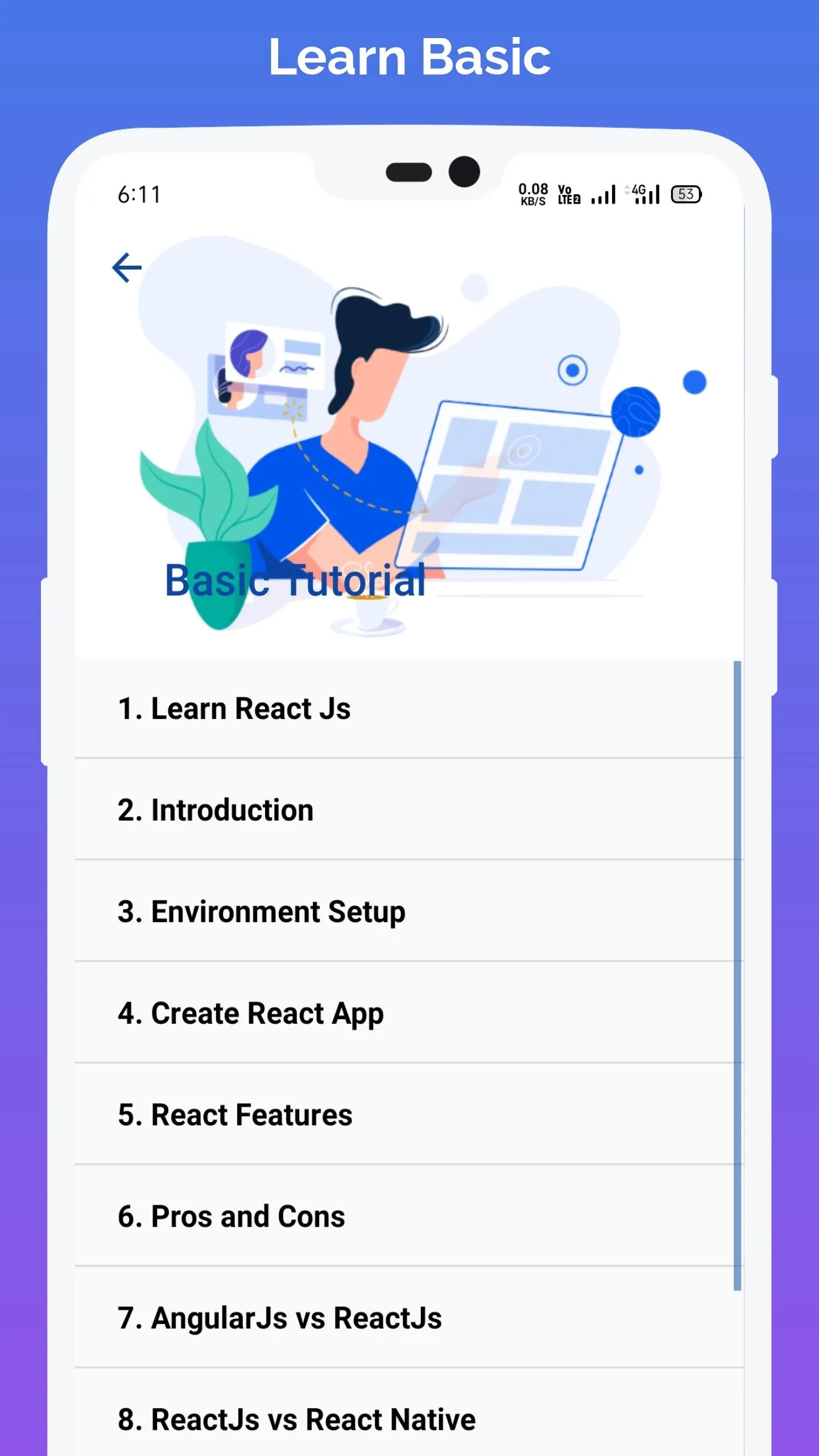 Learn React | Indus Appstore | Screenshot