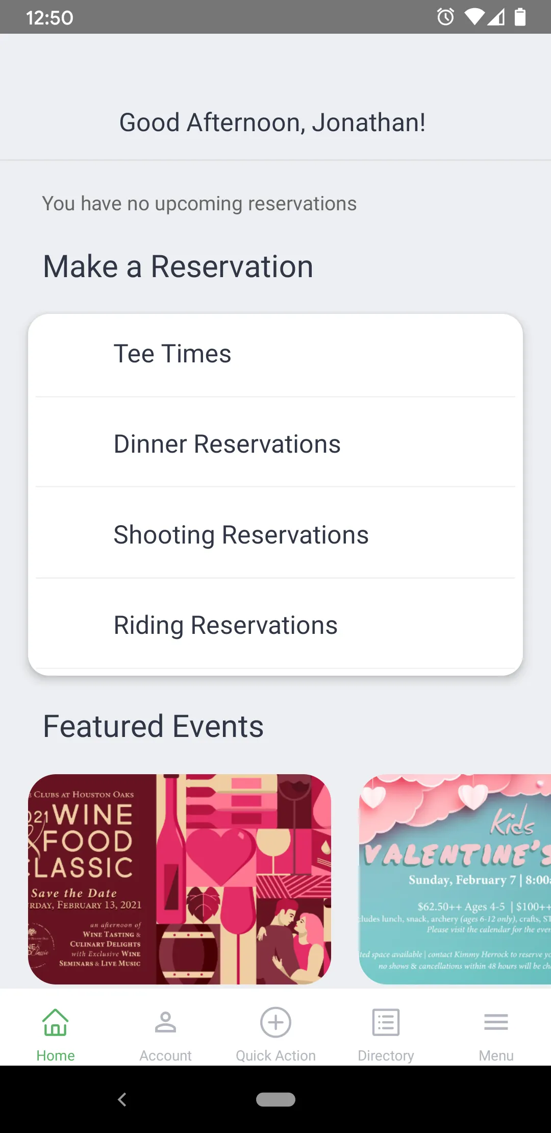 The Clubs at Houston Oaks | Indus Appstore | Screenshot