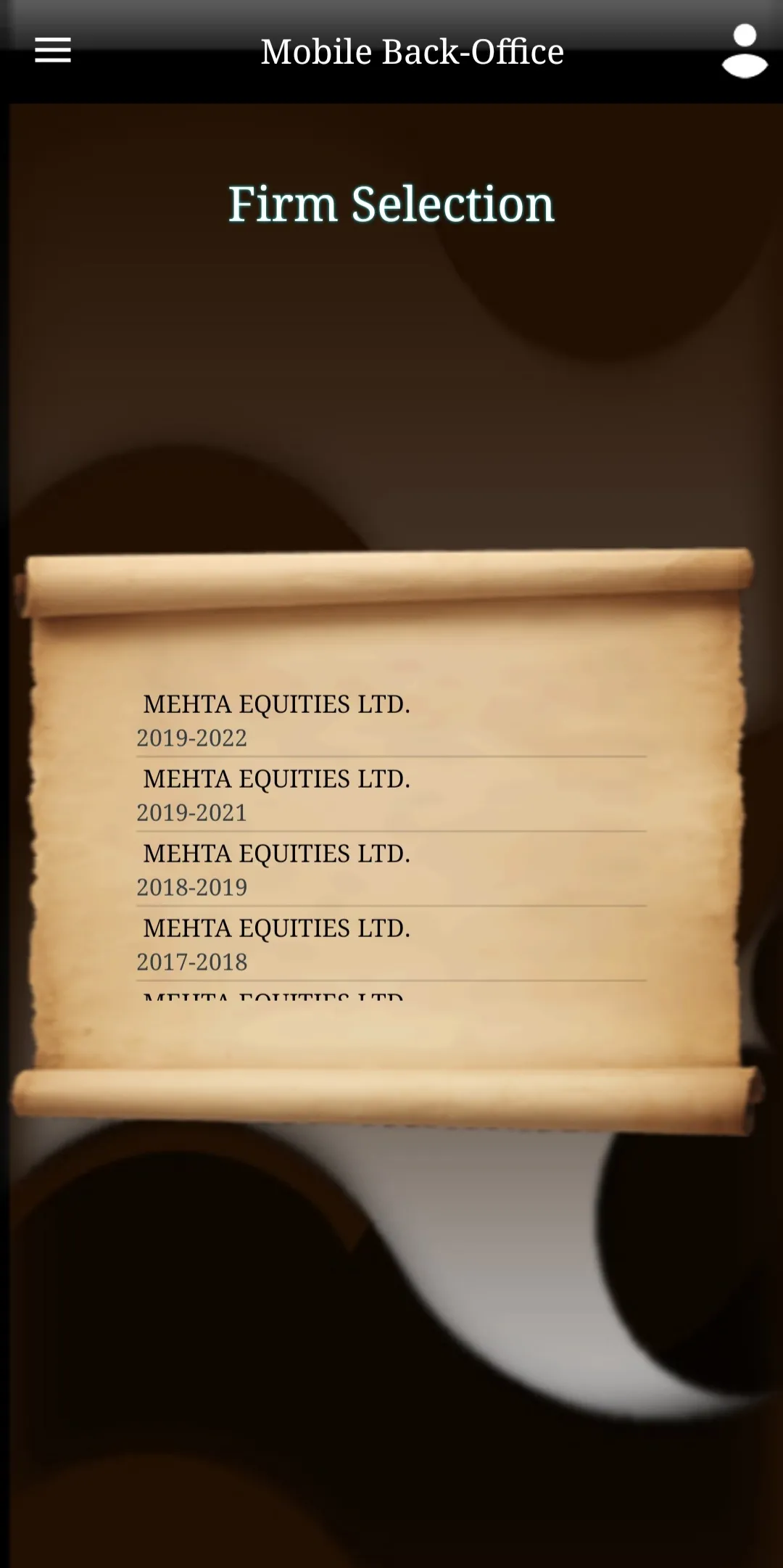 MEHTA-BACKOFFICE | Indus Appstore | Screenshot