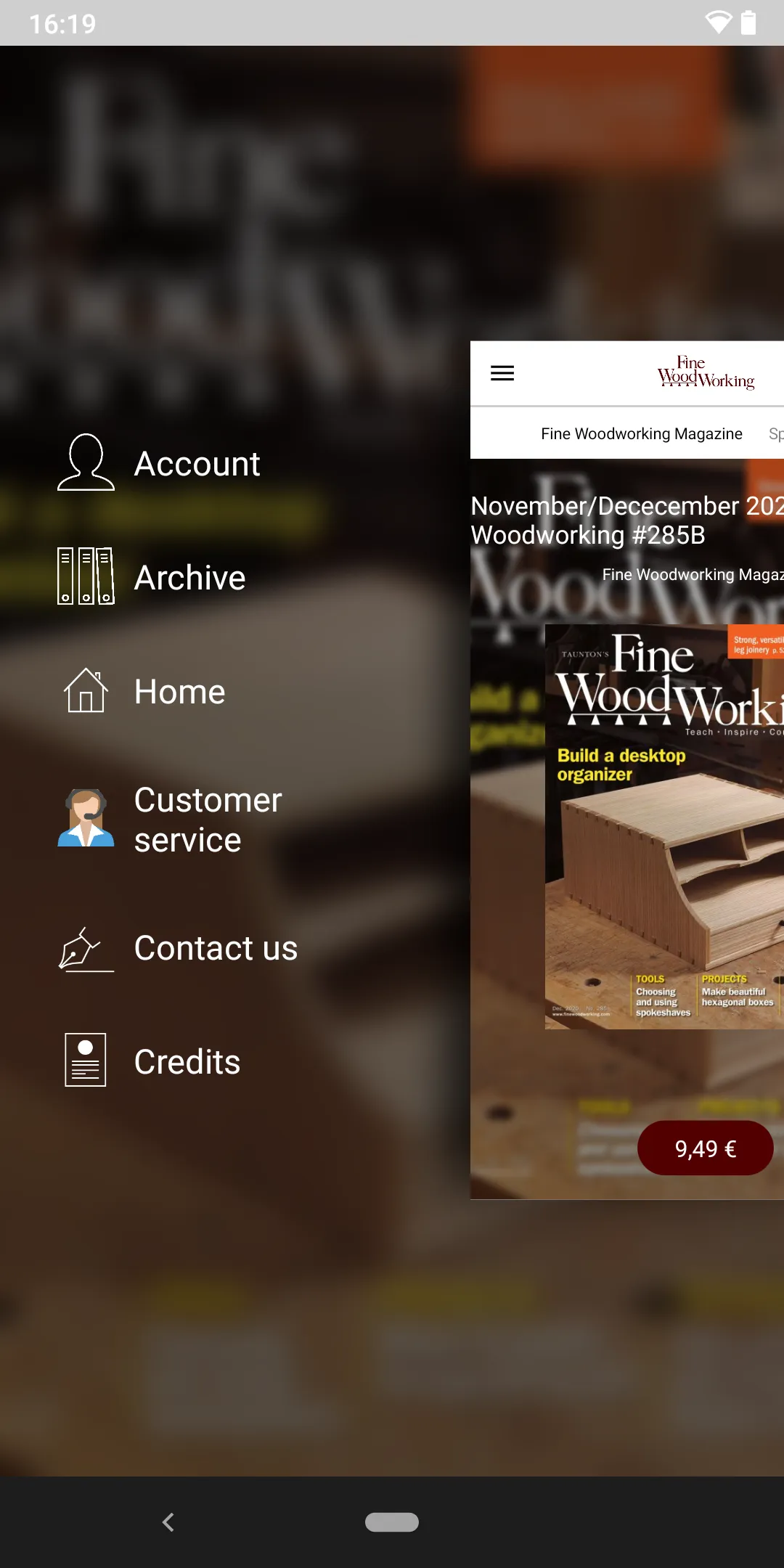 Fine Woodworking Magazine | Indus Appstore | Screenshot