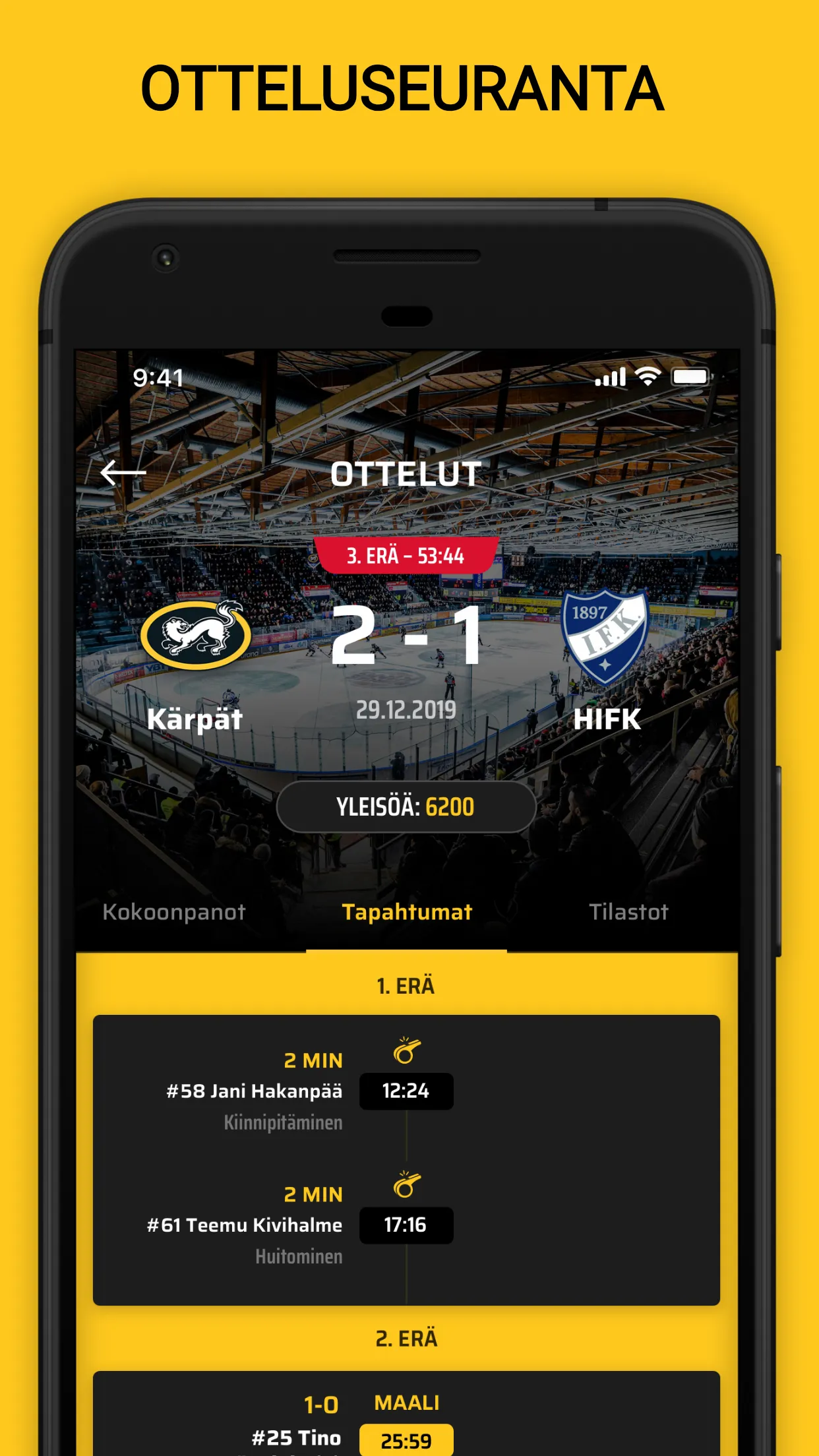 Oulun Kärpät | Indus Appstore | Screenshot