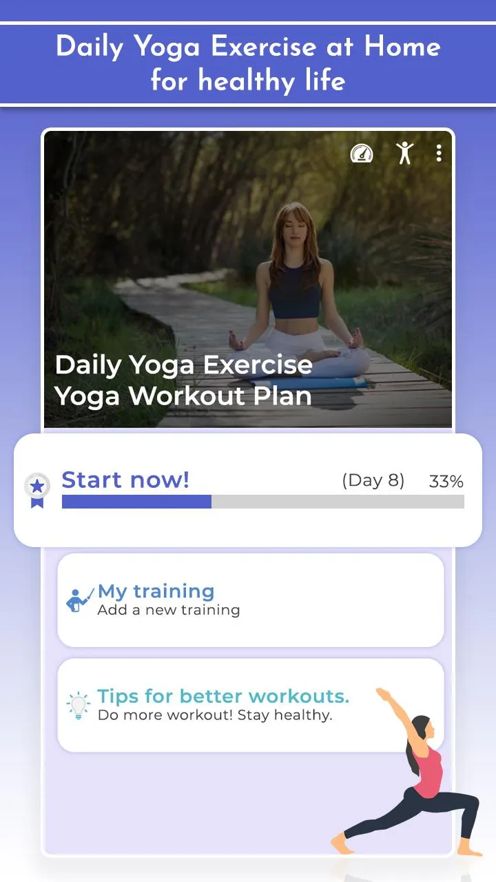 Daily Yoga Exercise - Yoga Wor | Indus Appstore | Screenshot