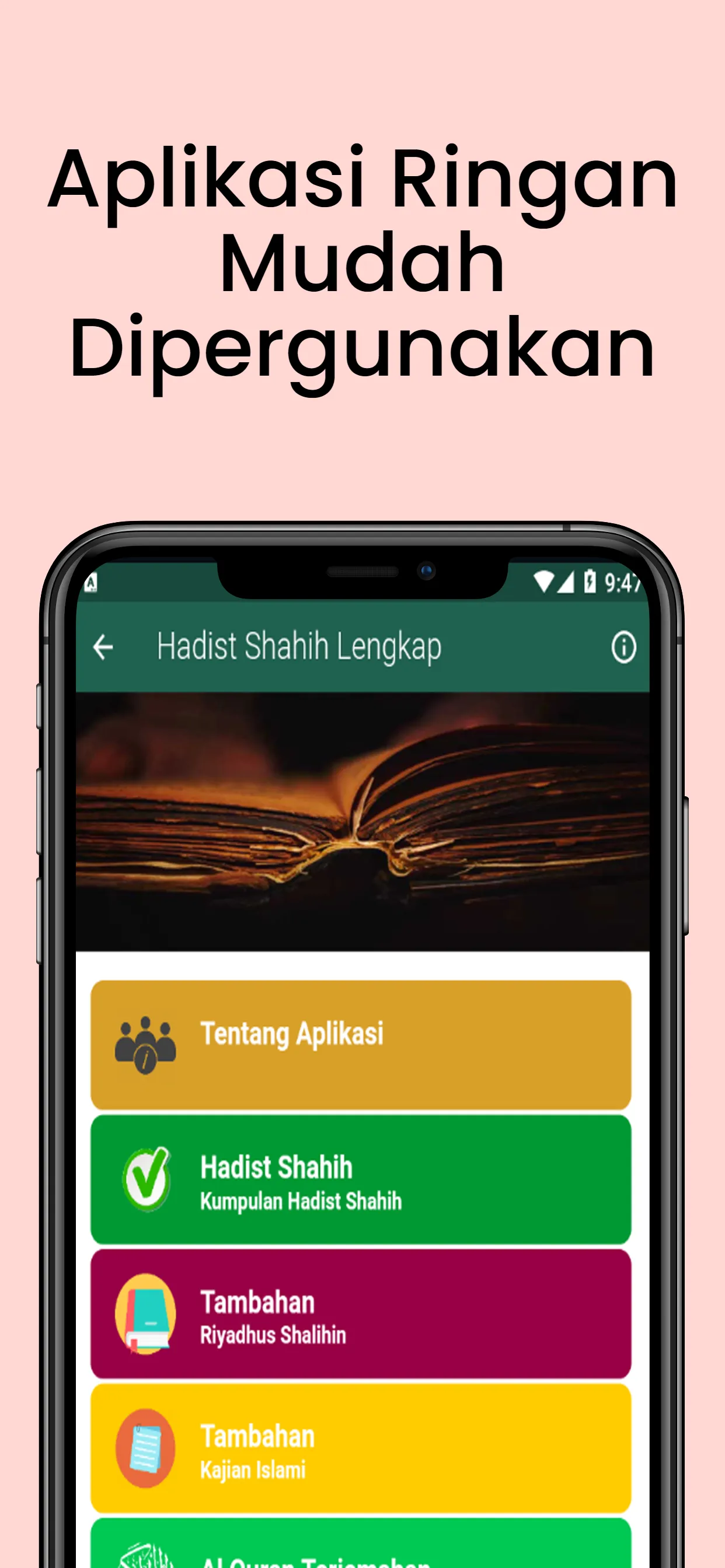 Kumpulan Hadist Shahih Lengkap | Indus Appstore | Screenshot