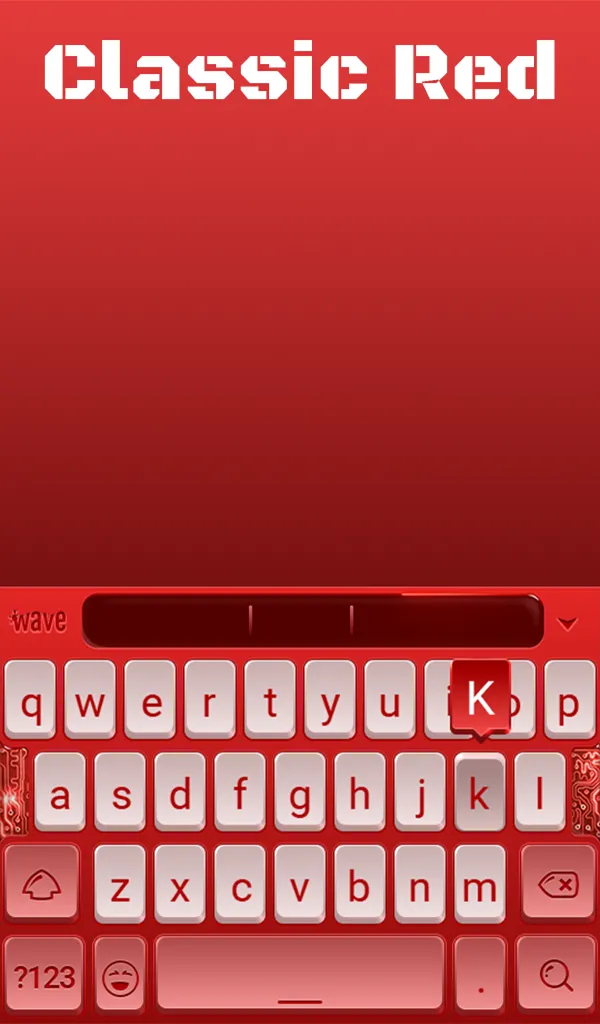 Classic Red Wallpaper Theme | Indus Appstore | Screenshot