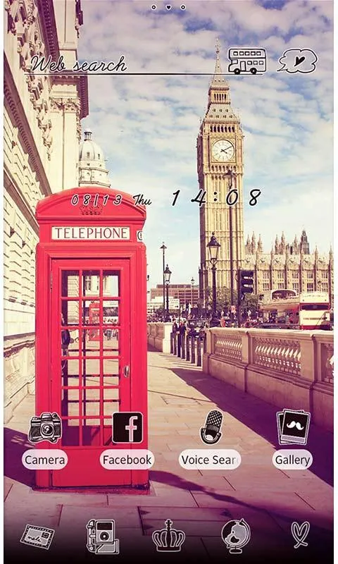 Cute Theme-London Afternoon- | Indus Appstore | Screenshot