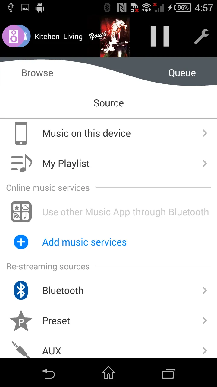 Panasonic Music Streaming | Indus Appstore | Screenshot